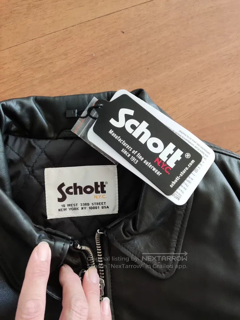 Schott Schott Leather coat Size US M / EU 48-50 / 2 - 3 Thumbnail