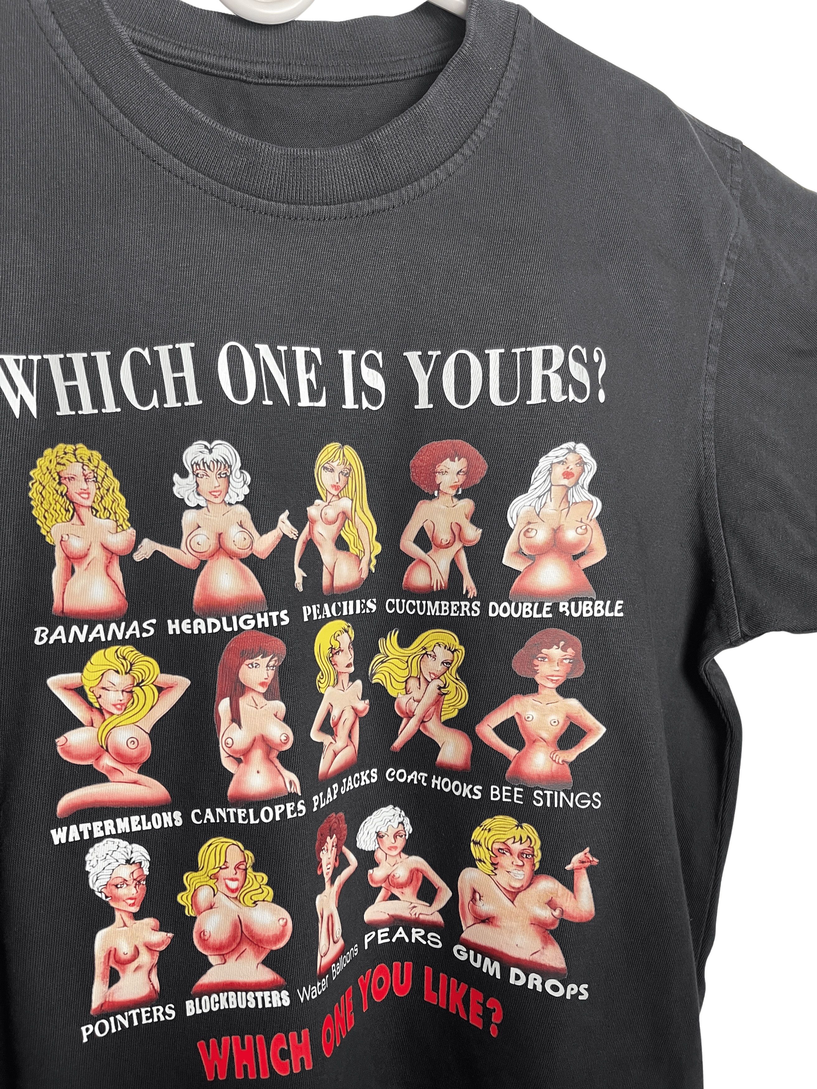 Vintage Different Boobs T-shirt vintage style remake Size US M / EU 48-50 / 2 - 2 Thumbnail