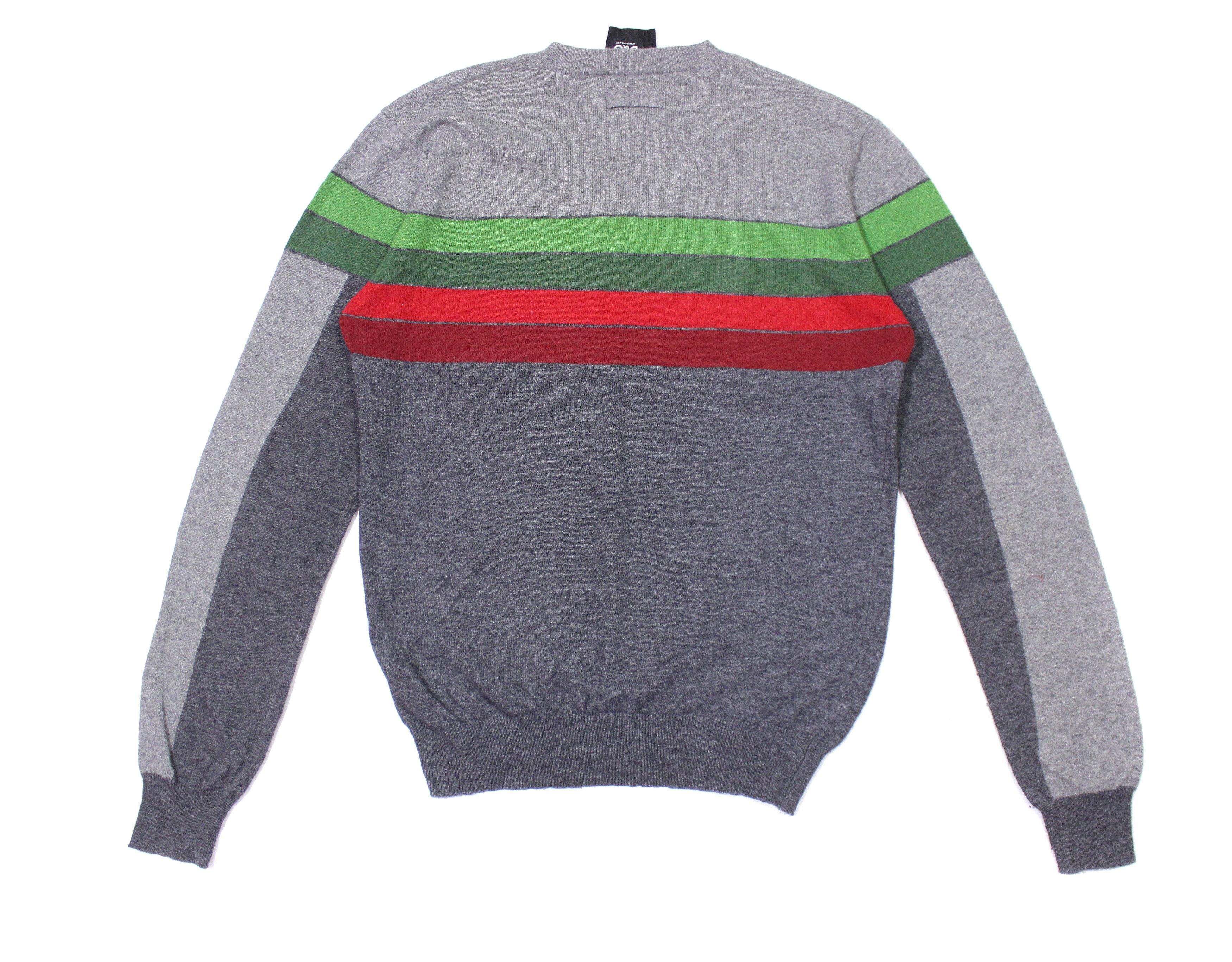 Dolce & Gabbana Striped Wool Sweater Size US L / EU 52-54 / 3 - 2 Thumbnail