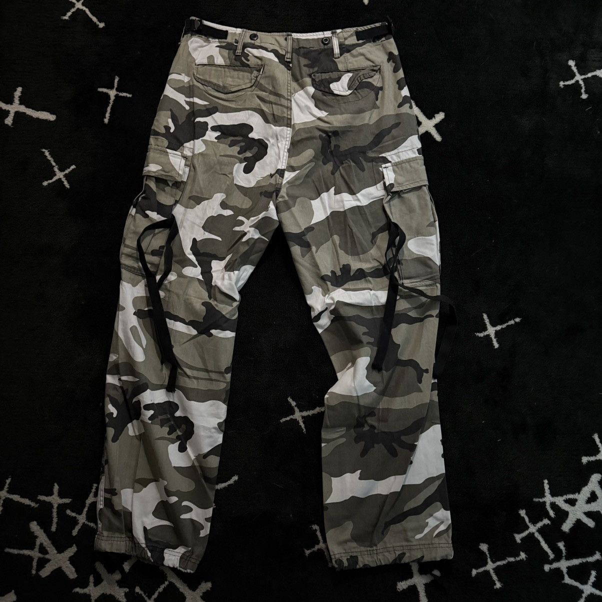 Vintage Military - Snow Camo Cargo Pants Size US 30 / EU 46 - 3 Thumbnail
