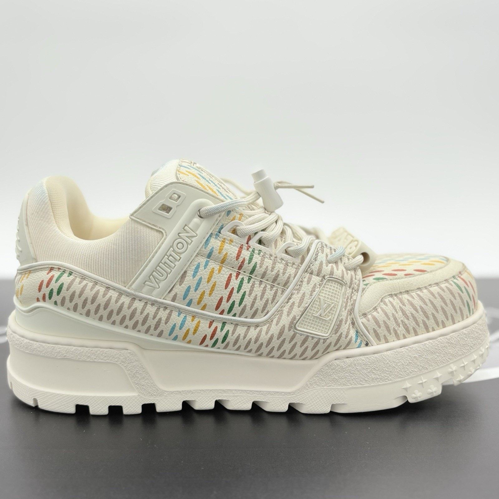 Louis Vuitton Louis Vuitton Maxi Trainer ' Beige Multicolor ' | CLEAN! Size US 9 / EU 42 - 10 Thumbnail
