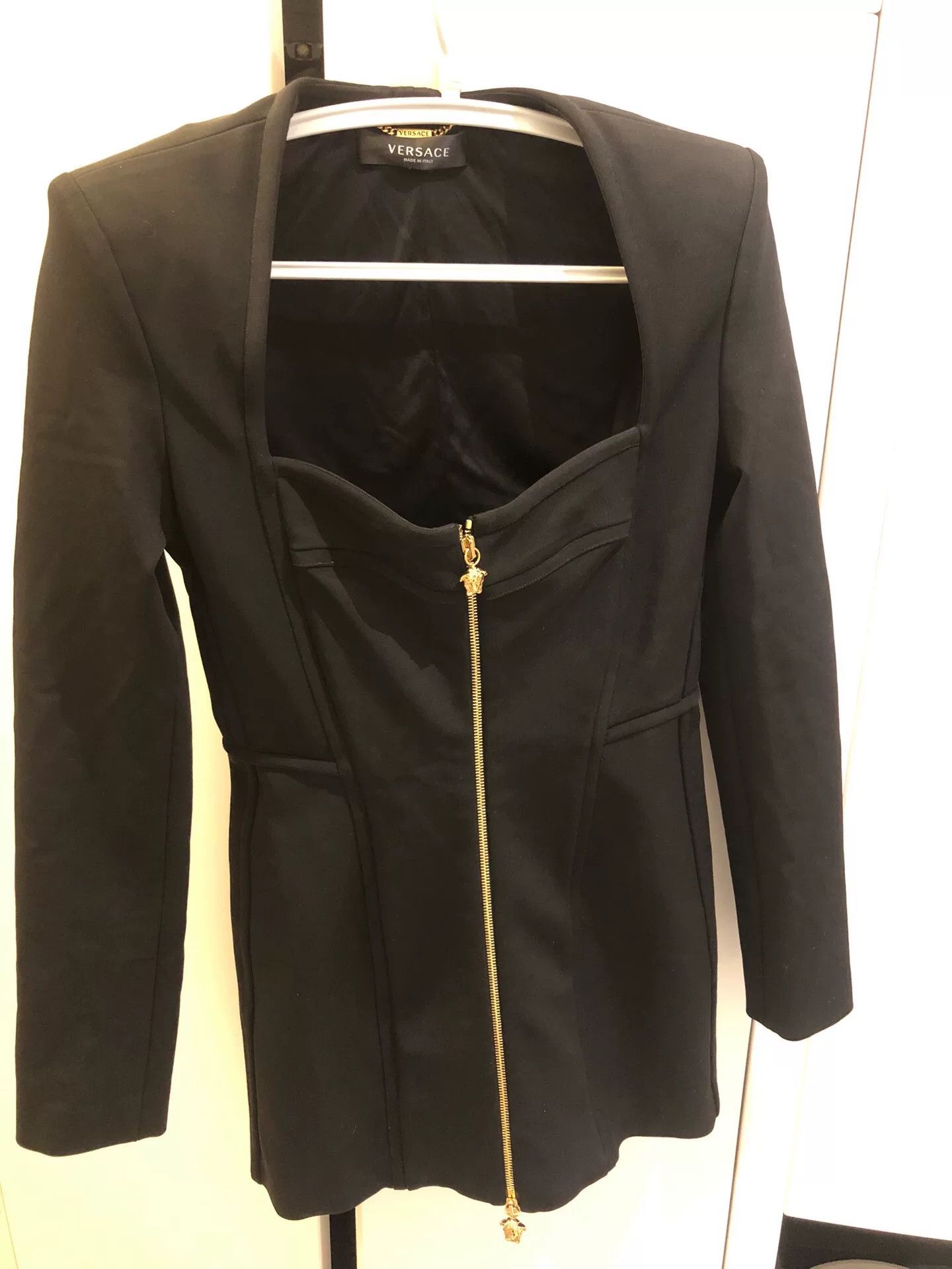 Versace Versace Runway Structured Shoulder Coat Dress Size M / US 6-8 / IT 42-44 - 1 Thumbnail
