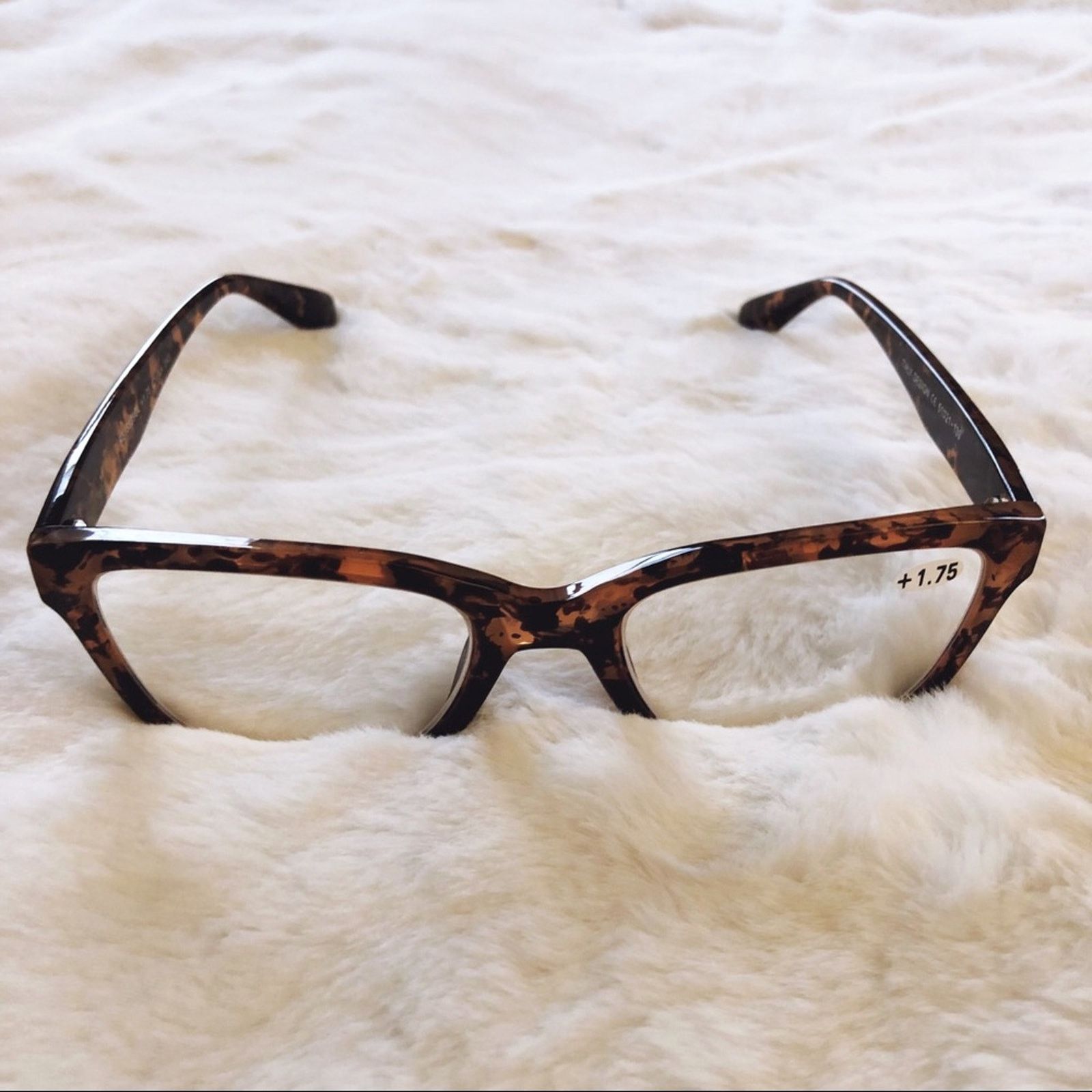 Other Brooke Brown Half Rim Rectangle Reader Glasses Size ONE SIZE - 7 Thumbnail