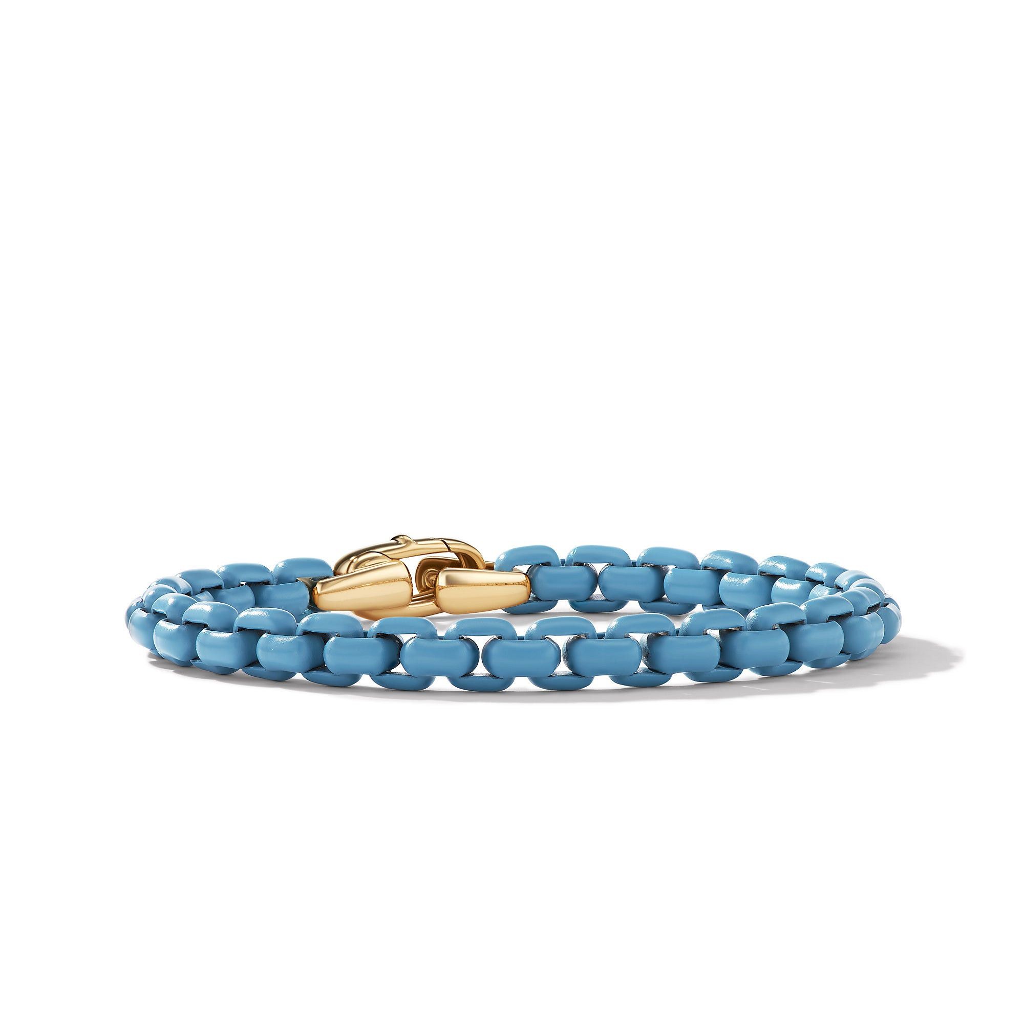 David Yurman o1w1db10525 B17517 Bracelet in Blue Acrylic with 14K Gold Size ONE SIZE - 2 Thumbnail