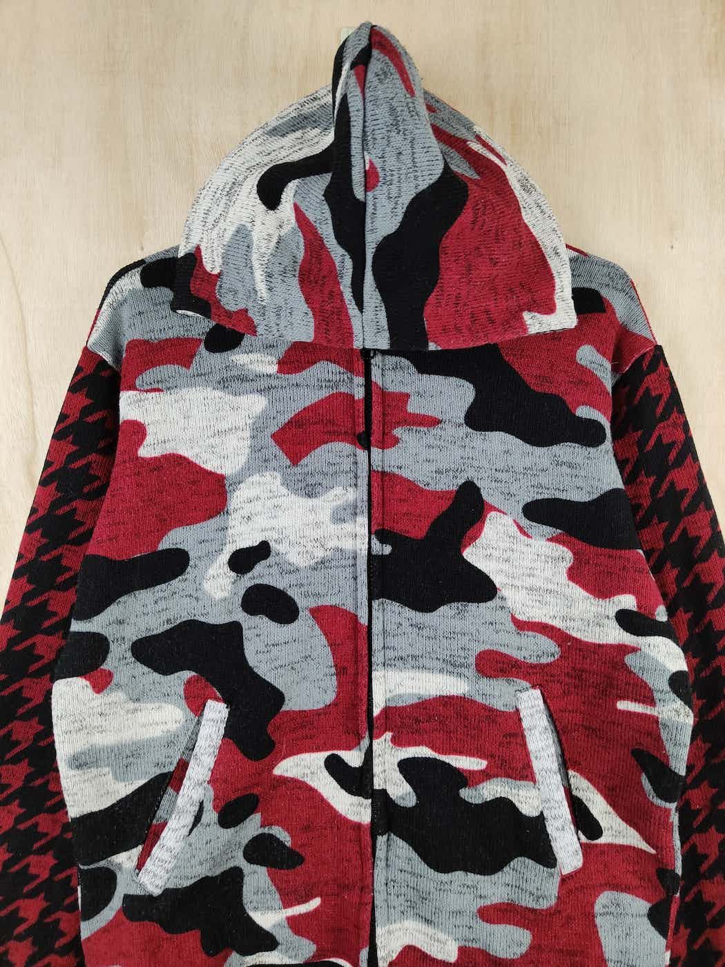 Japanese Brand Japanese Brand Red Bigbang Knitwear Hoodie Sweaters #S2549 Size L / US 10 / IT 46 - 10 Thumbnail