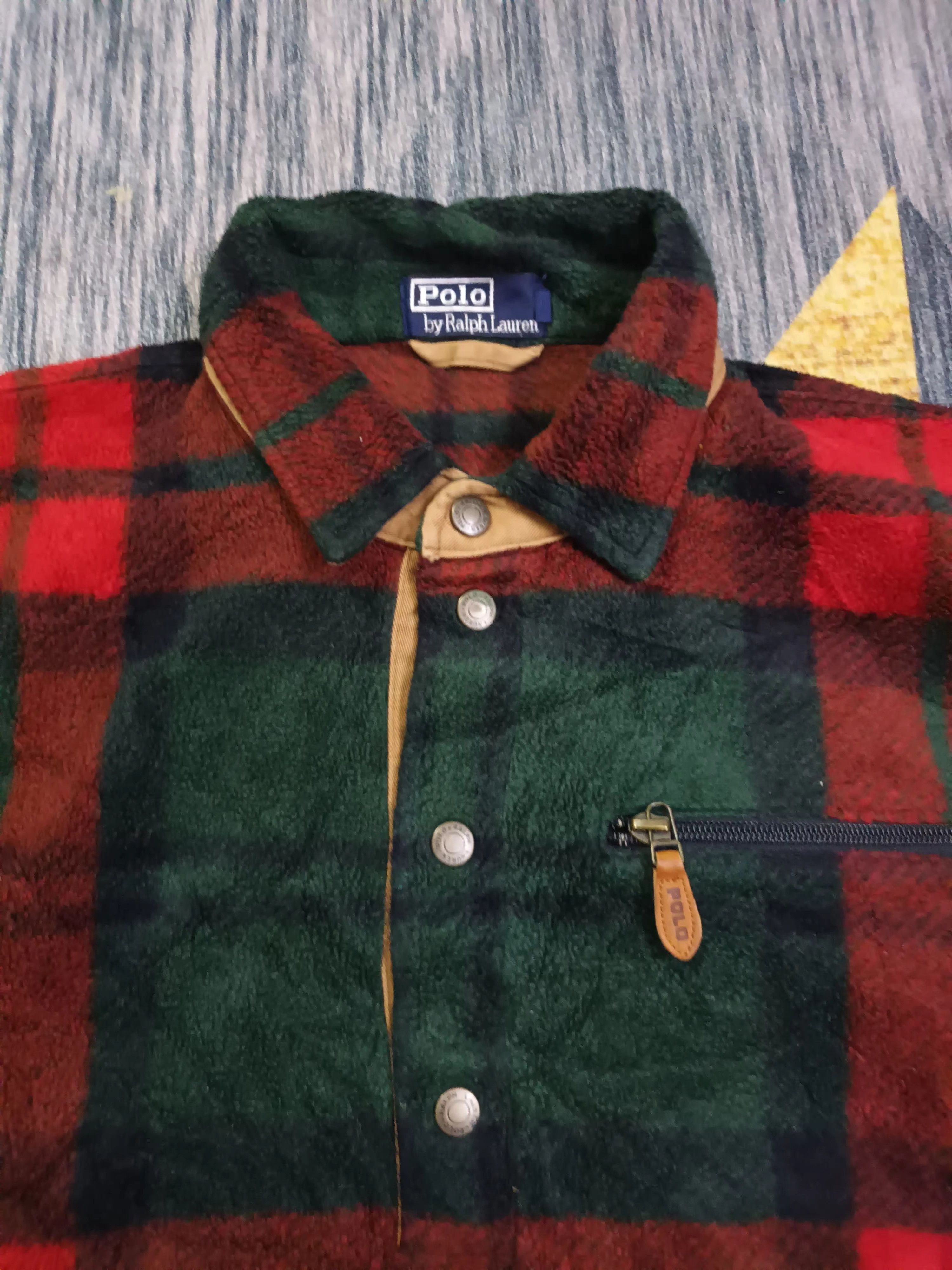 Japanese Brand 🔥 POLO RALPH LAUREN HALF BUTTON JACKET 🔥 Size US M / EU 48-50 / 2 - 6 Thumbnail
