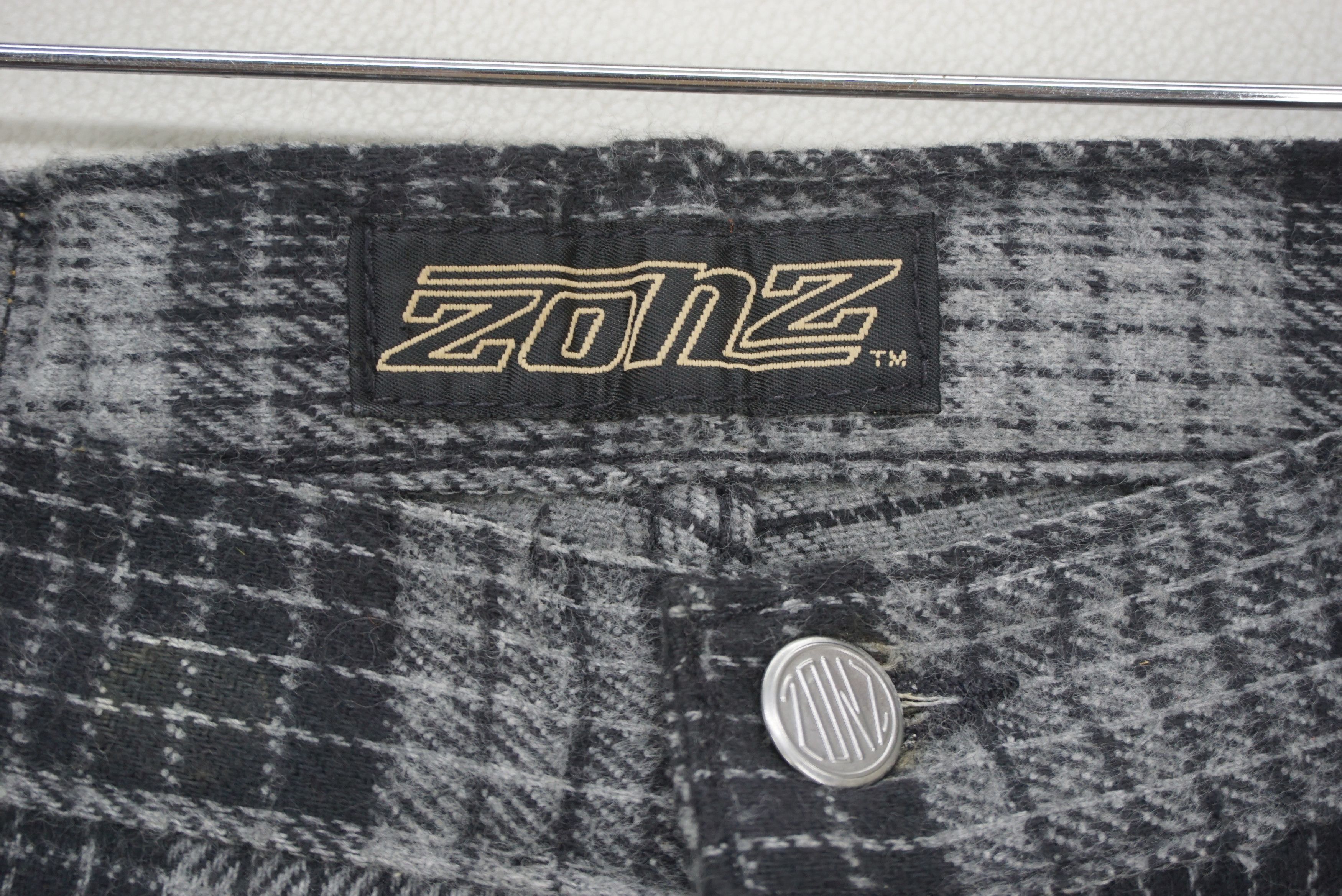 Japanese Brand Zonz Pants Size W35xL28 Y2K Baggy Hip Hop Skates Ankle Pants Size US 35 - 4 Thumbnail