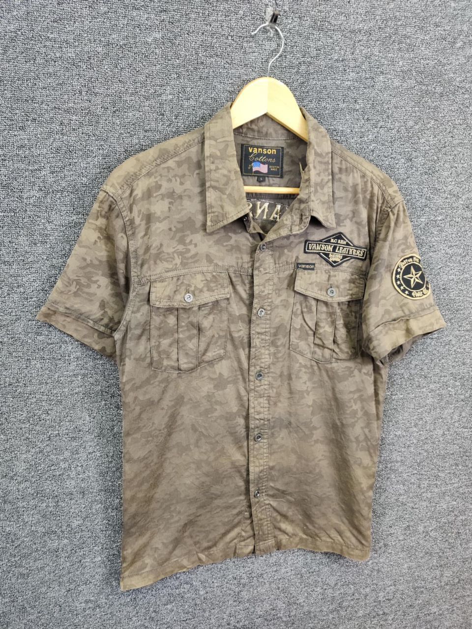 Vanson Leathers Vintage 90s Vanson Leathers American Legend Button Ups Shirt Size US L / EU 52-54 / 3 - 6 Thumbnail
