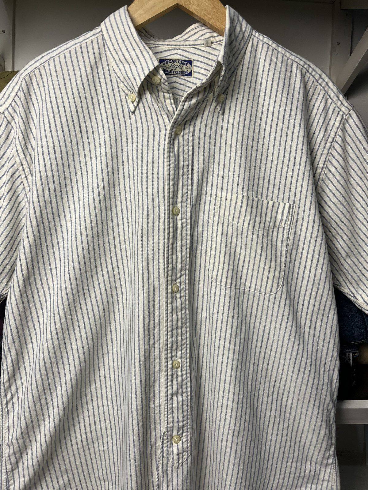 Sugar Cane Sugar Cane Coke Stripe Work shirt Size US XL / EU 56 / 4 - 6 Thumbnail