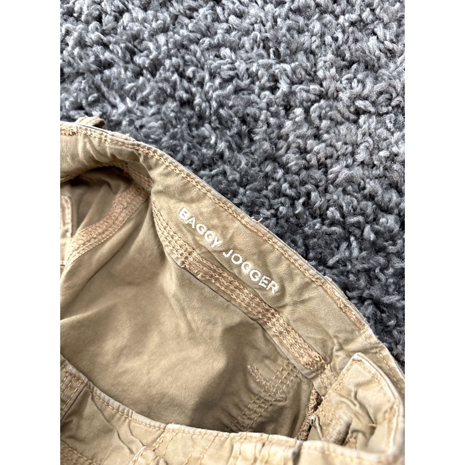 American Eagle Outfitters American Eagle Outfitters Pants Womens 6 Brown Baggy Jogger Cargo Pockets Adjustable Grunge Size 28" / US 6 / IT 42 - 6 Thumbnail