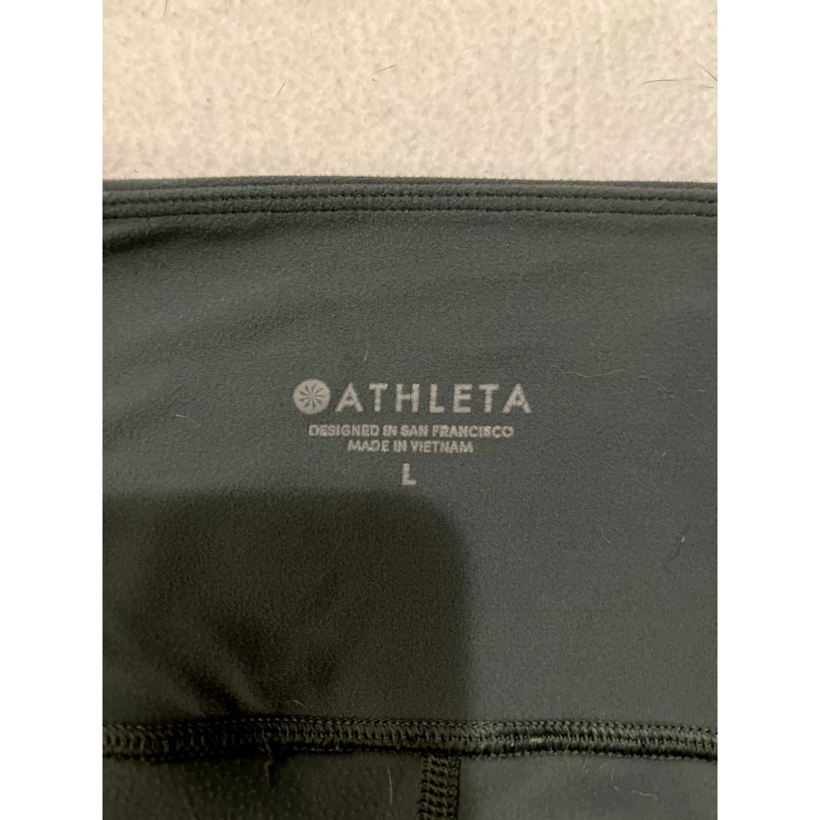 Athleta Athleta Womens Leggings-Large-Olive Green Capri Calf Ankle Size 28" / US 6 / IT 42 - 4 Thumbnail