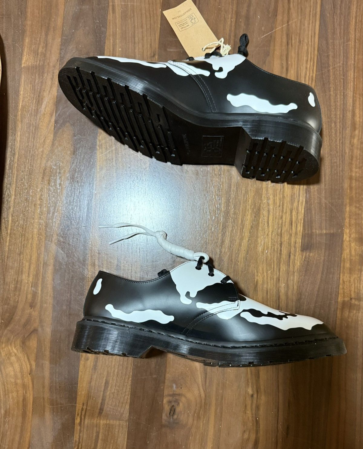 SUPREME®/DR. MARTENS® 1461 3-EYE SHOE Black Skull FW25 11