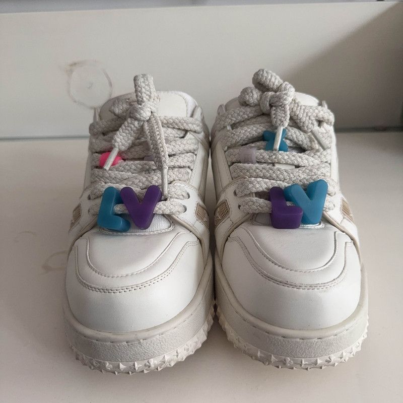 Louis Vuitton Louis Vuitton Trainer Maxi Low-Top Fashion Sneakers -2508 Size US 8 / EU 41 - 2 Thumbnail