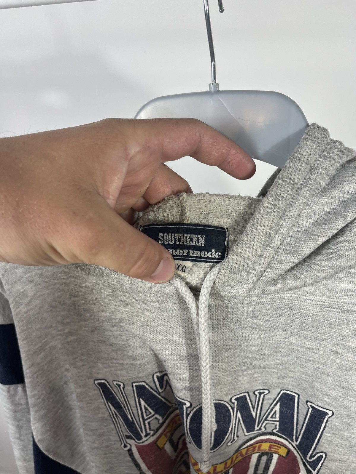 Vintage Vintage 90s Southern Mannermode Champion 58 Hoodie XXL Size US XXL / EU 58 / 5 - 4 Thumbnail
