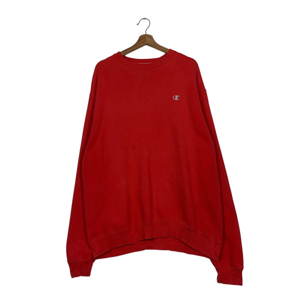Champion Vintage Y2K Champion Red Crewneck Sweatshirt Size US M / EU 48-50 / 2 - 1 Thumbnail