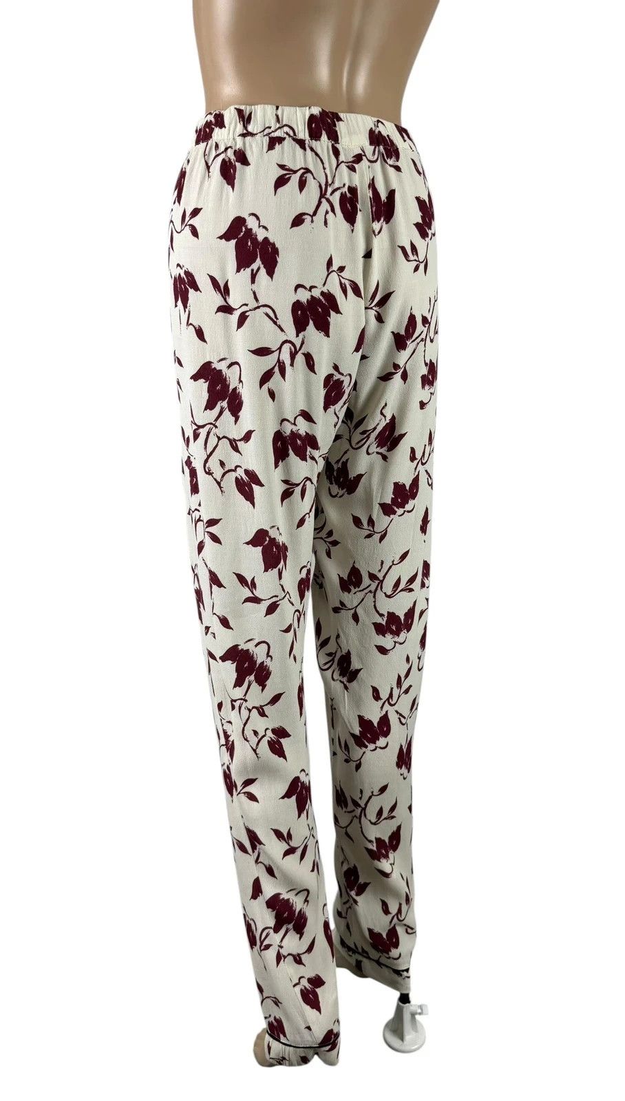 Ganni Ganni Trousers Maxwell Crepe Floral Printed size XL Size 34" / US 12 / IT 48 - 5 Thumbnail