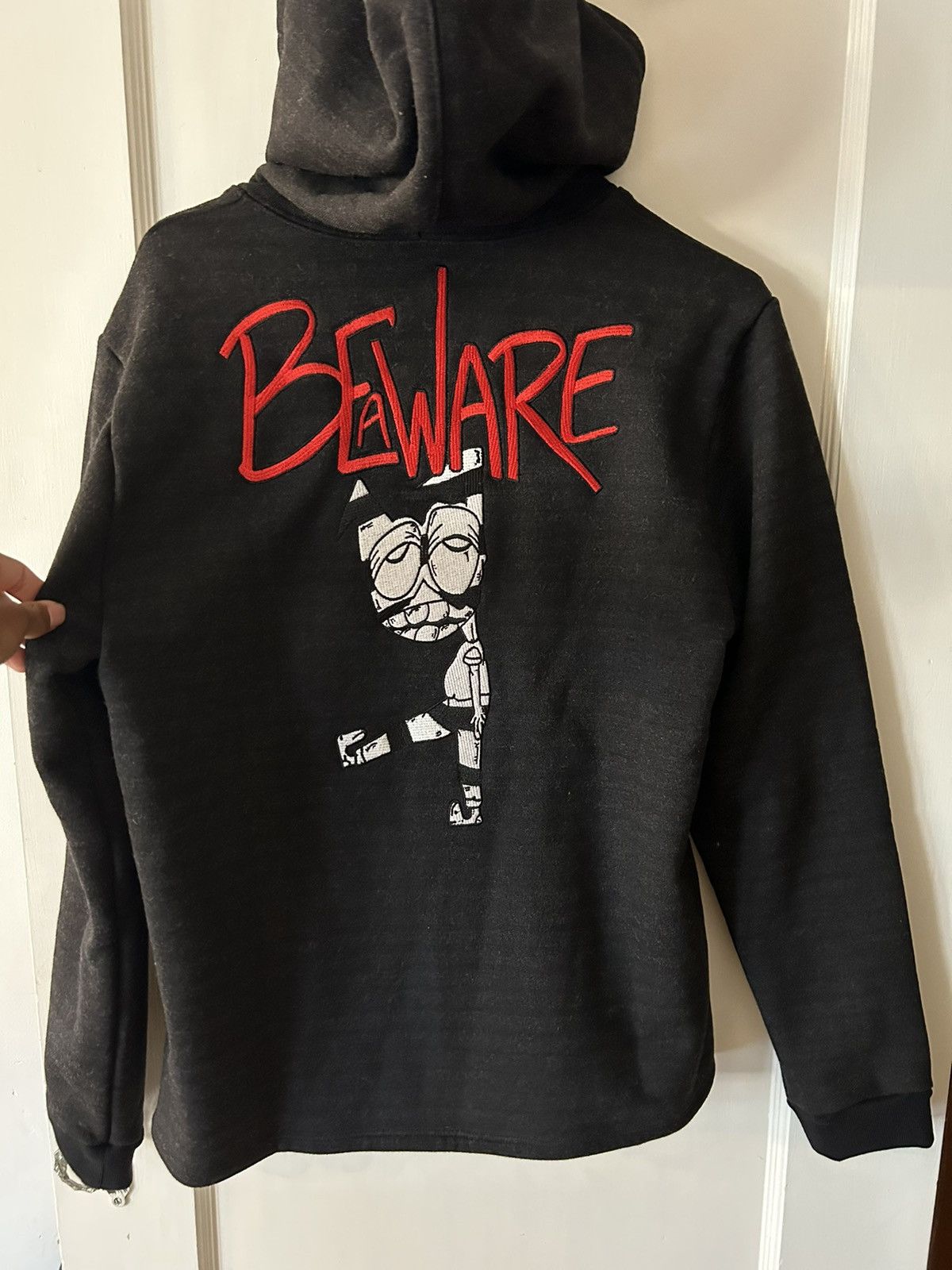 Chrome Hearts Chrome hearts Matty boy be aware beware control hoodie ...