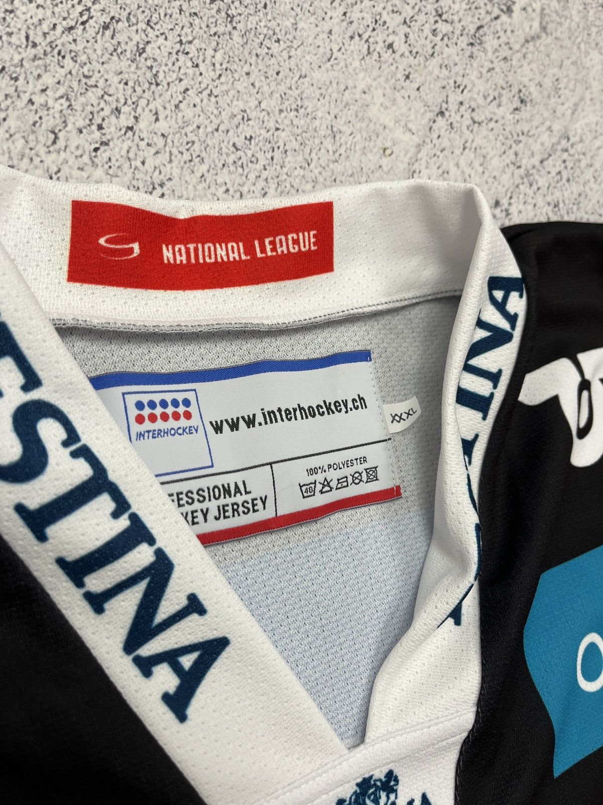 NHL SC Bern Ice Hockey Jersey #41 Mischler NHL CCM Signed Rare Size US XXL / EU 58 / 5 - 4 Thumbnail