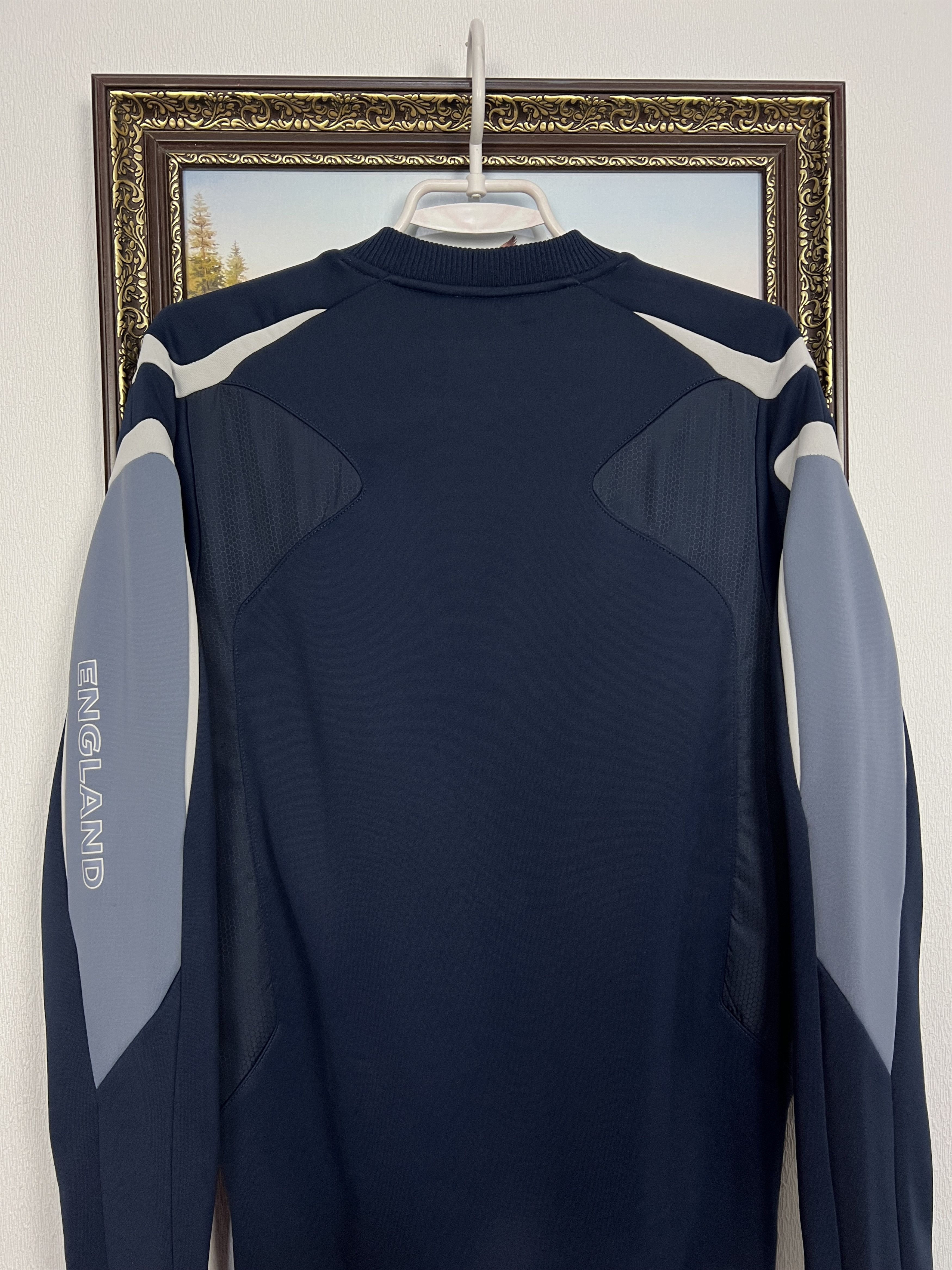 Umbro Vintage 2000's England Train Sweatshirt Soccer Track Top Size US S / EU 44-46 / 1 - 10 Thumbnail