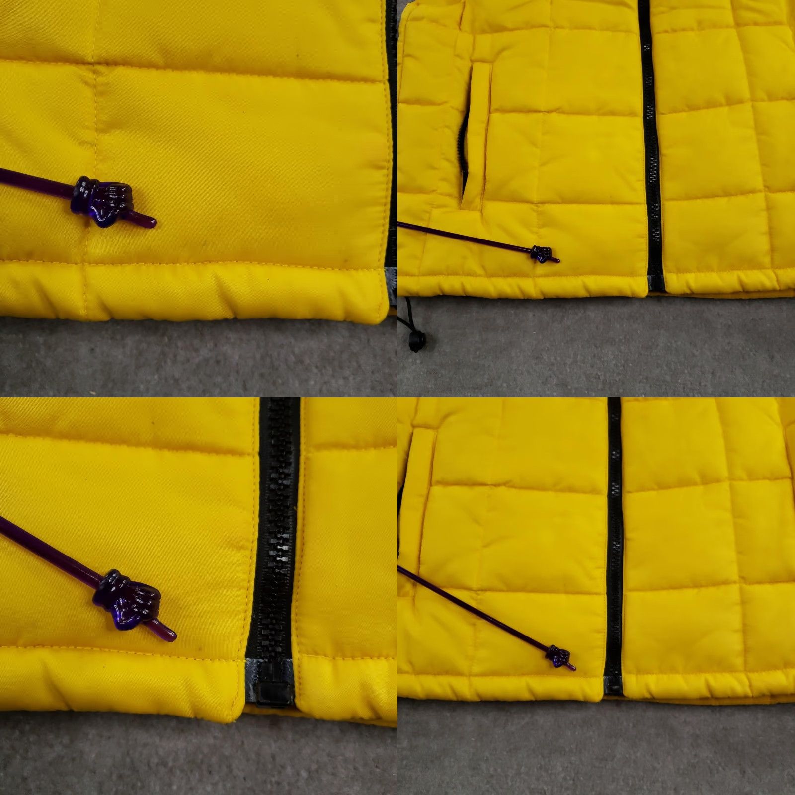 Gap VINTAGE GAP Vest Mens Small Yellow Puffer Quilted Zip Front Nylon Outdoor Hiking Size US S / EU 44-46 / 1 - 8 Thumbnail