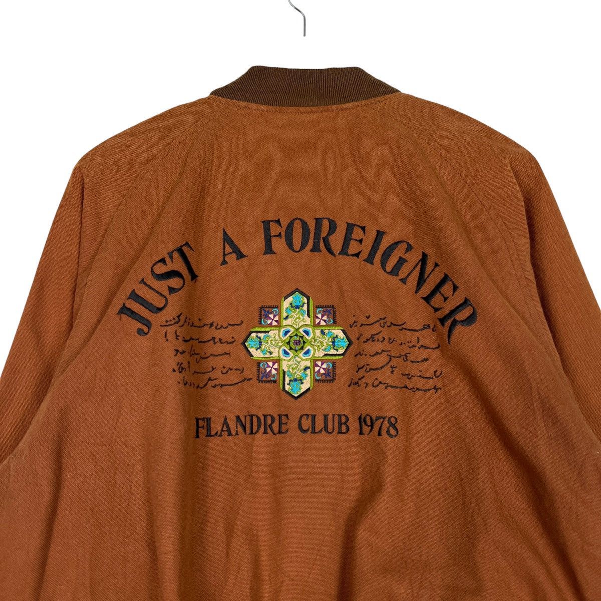 Japanese Brand 🔥 VINTAGE FLANDRE CLUB BOMBER JACKET Size US M / EU 48-50 / 2 - 3 Thumbnail