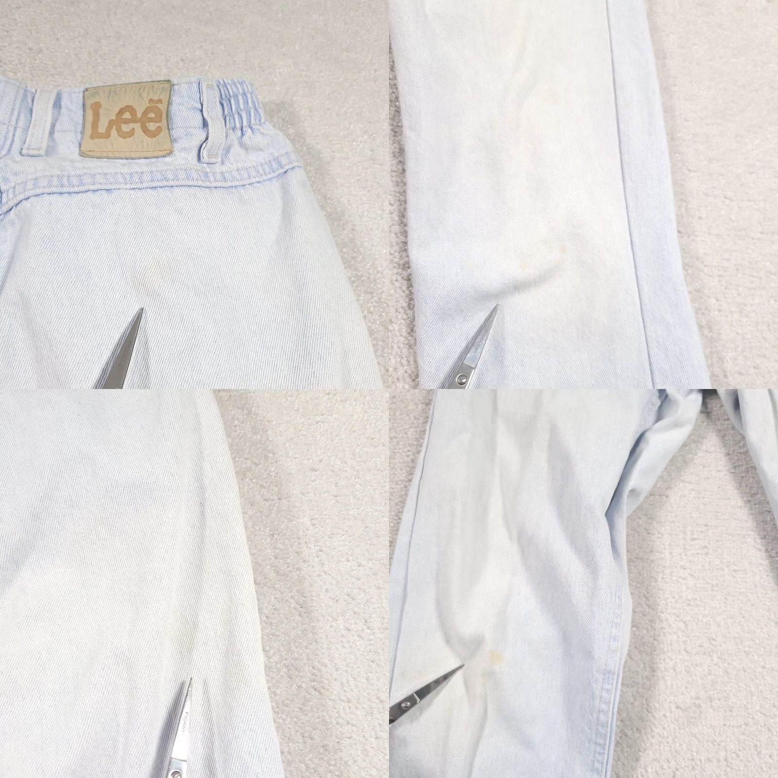 Lee VINTAGE Lee Jeans Womens 27 Blue Vtg Mom Elastic Waist High Rise Women 27x25 Crop Cowgirl Size 27" / US 4 / IT 40 - 10 Thumbnail