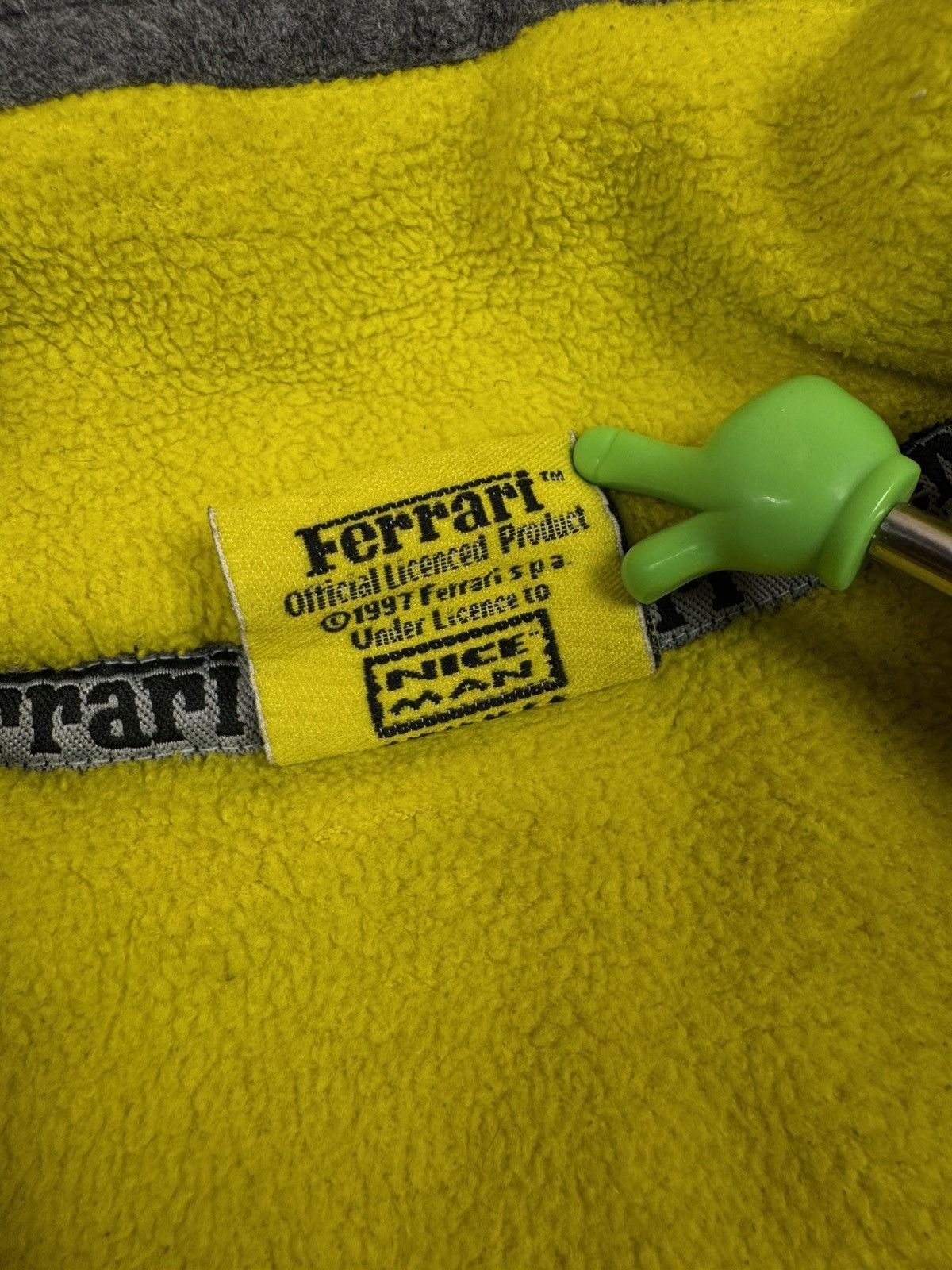 Ferrari Vintage 1990s Ferrari Fleece Pullover Jacket S sz Size US S / EU 44-46 / 1 - 10 Thumbnail