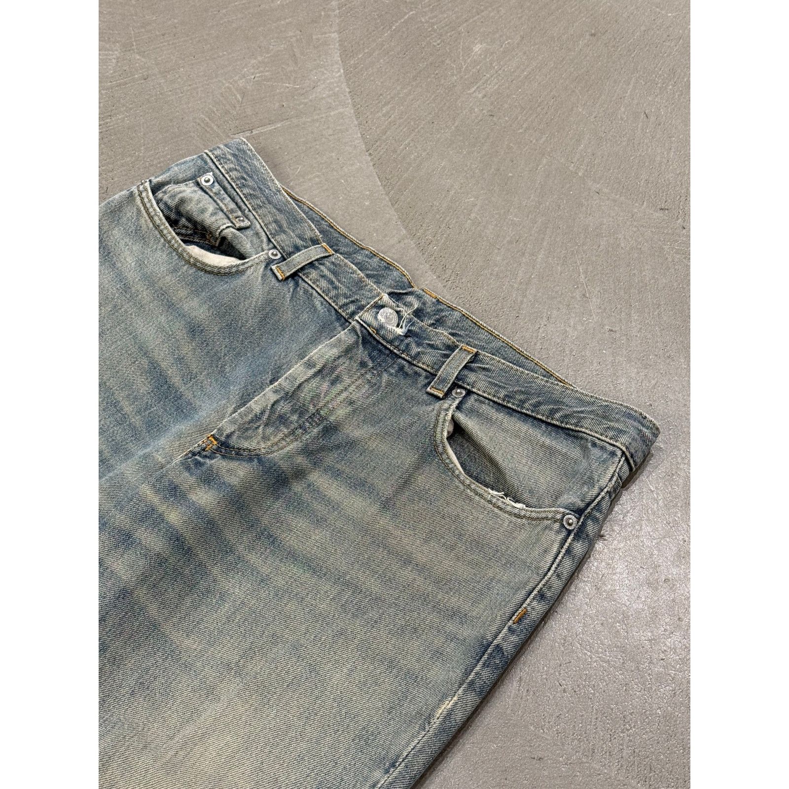 Helmut Lang 2000s Helmut Lang faded jeans Size US 31 - 5 Thumbnail