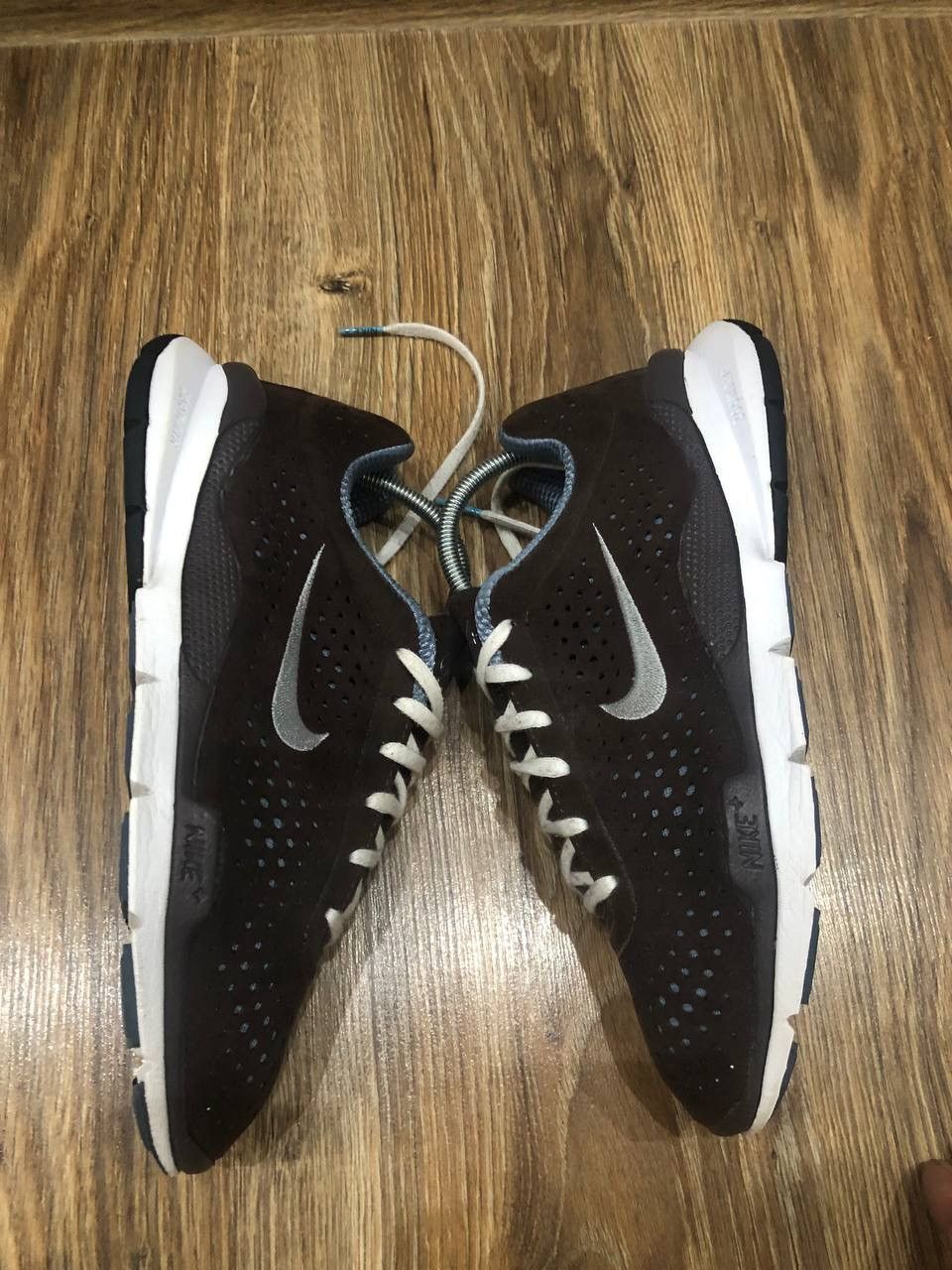 Vintage Vintage Women's Nike Air Zoom Moire + Brown Suede Sneakers Size US 8 / IT 38 - 11 Thumbnail
