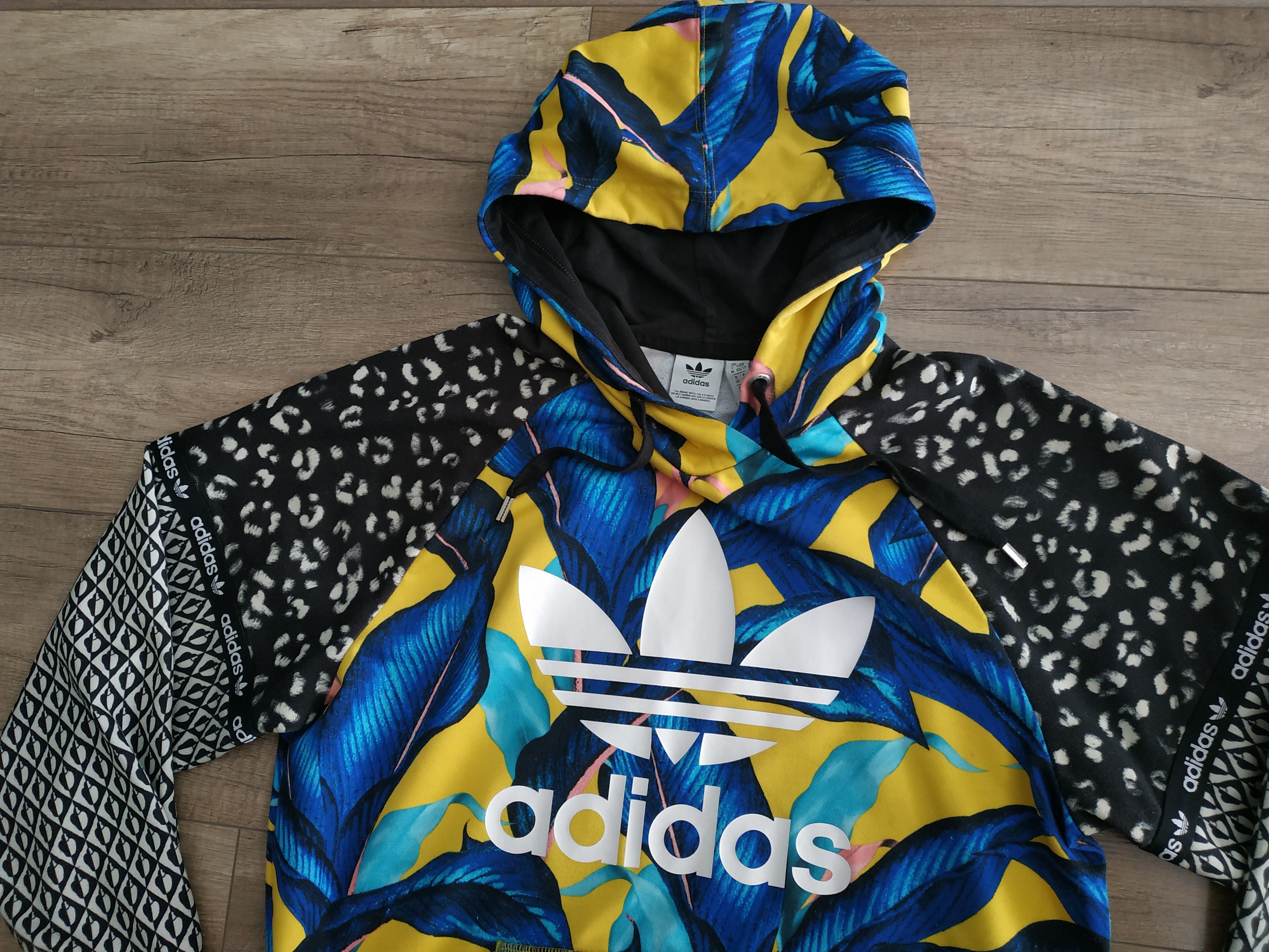 Adidas Adidas Originals Women's Hoodie Tropical Print, s. 34 (XS) Size XS / US 0-2 / IT 36-38 - 3 Thumbnail