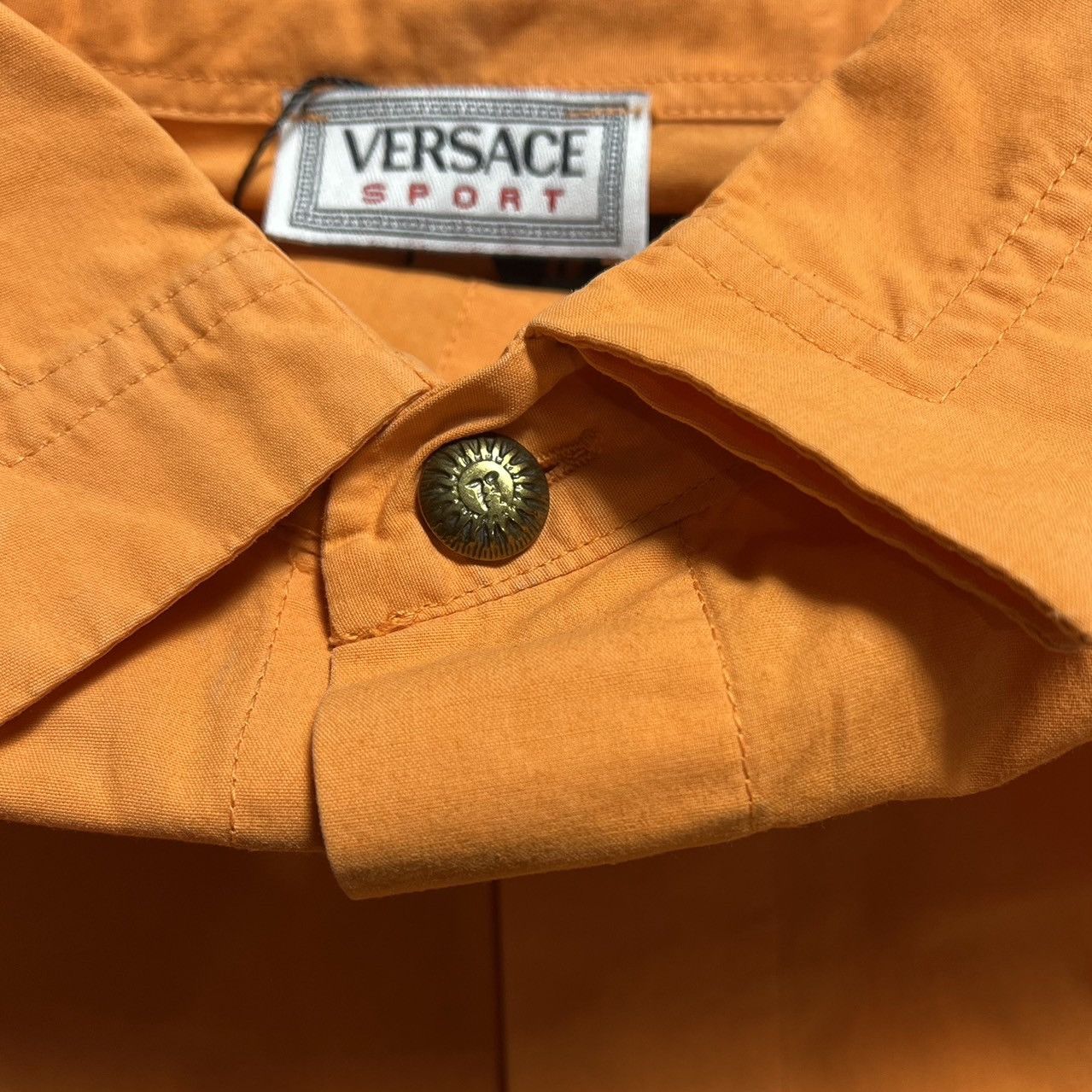 Versace × Versace Jeans Couture × Versus Versace Sport Orange Shirt Size US M / EU 48-50 / 2 - 4 Thumbnail