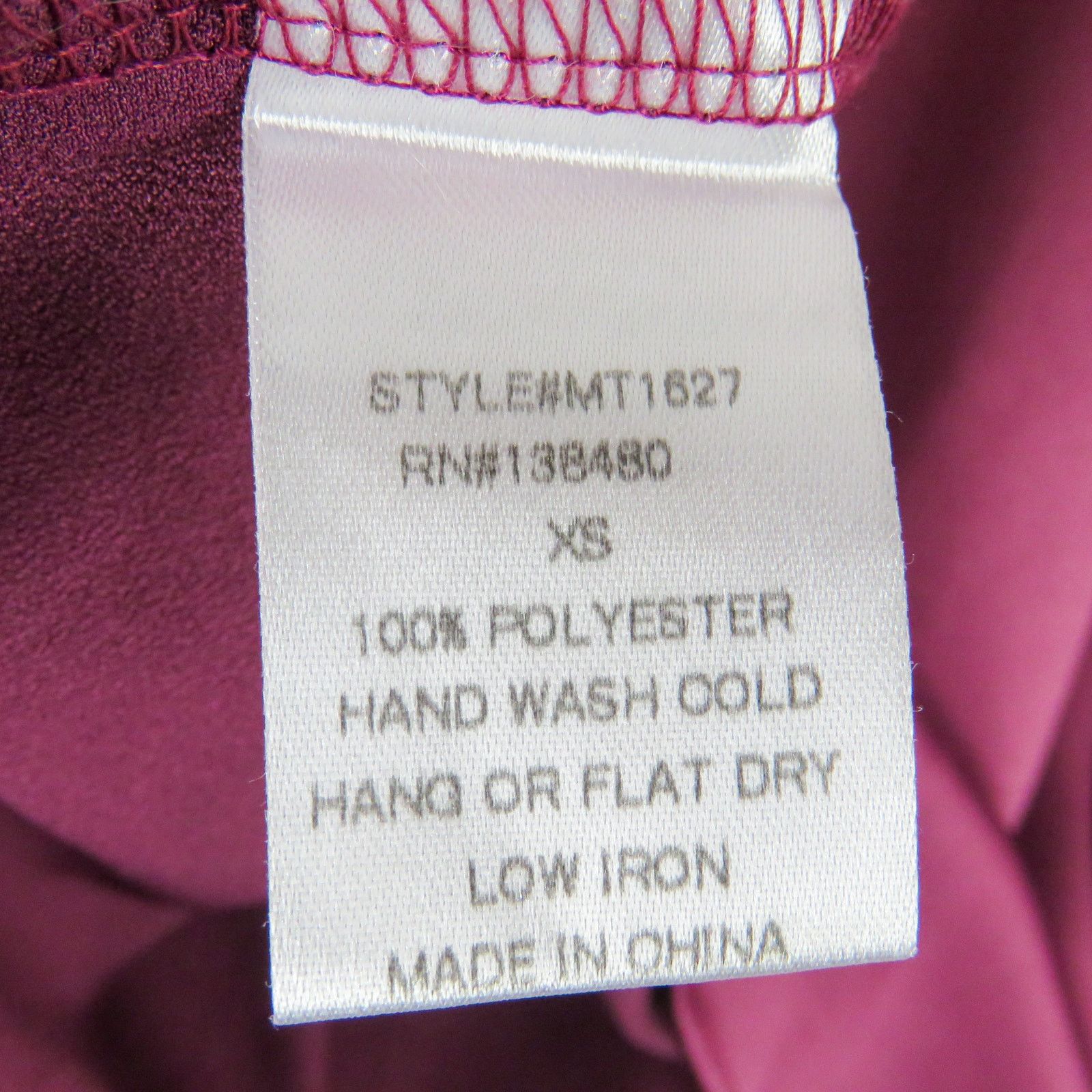 Other Lulus Mixology Purple Satin Tie-Front Purple Satin Blouse XS Size XS / US 0-2 / IT 36-38 - 8 Thumbnail