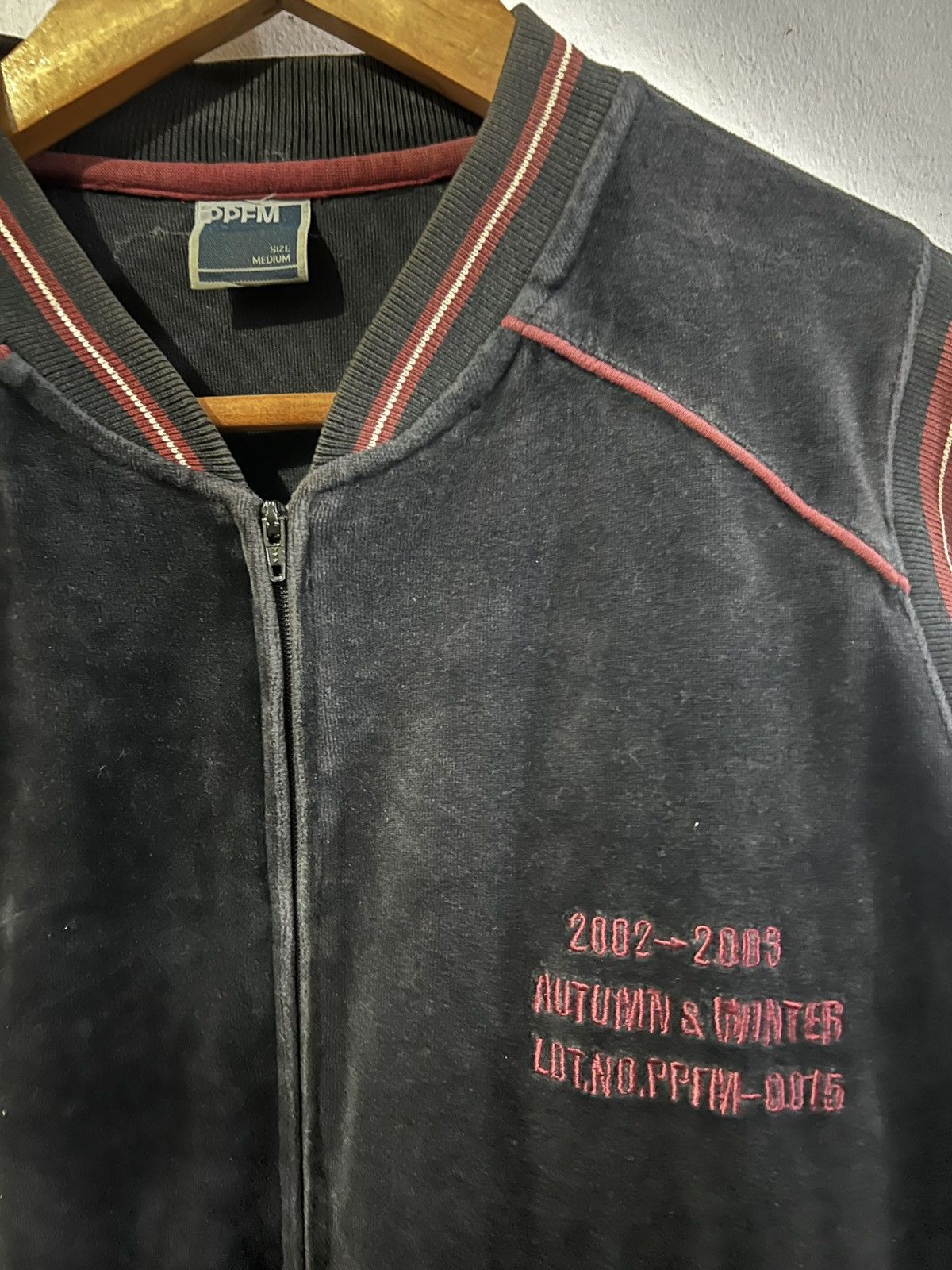 Japanese Brand × PPFM PPFM Velvet Bomber Jacket AW02 Collection Size US M / EU 48-50 / 2 - 3 Thumbnail