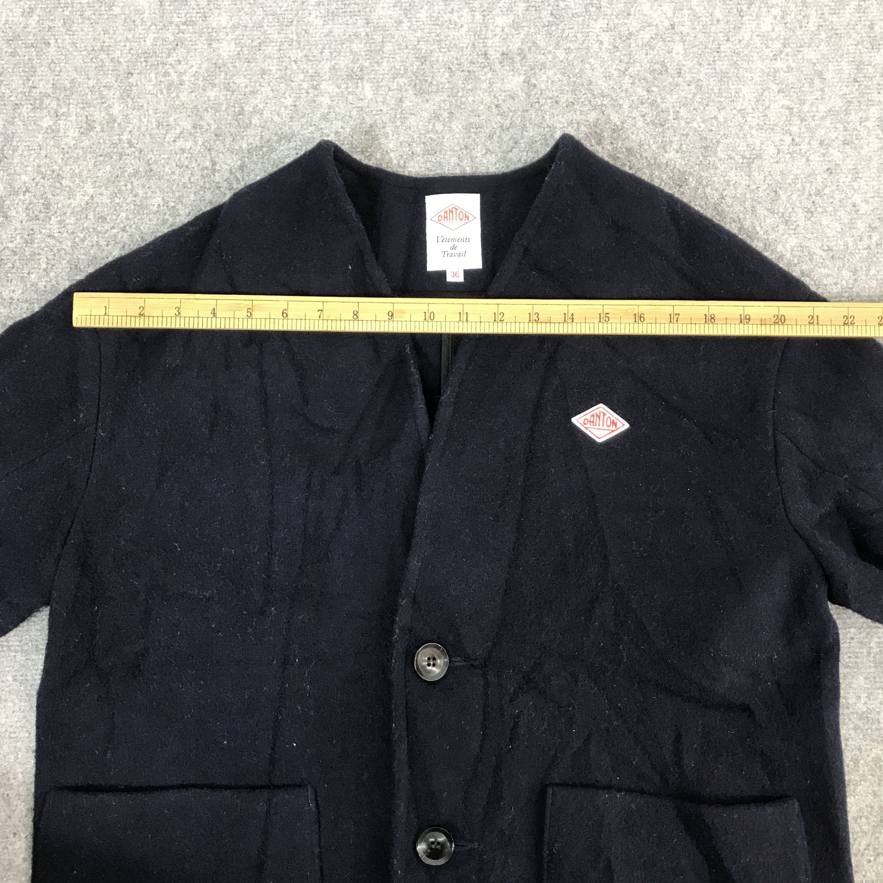 Danton Danton Wool Design Kimono Style Navy Jacket Size US L / EU 52-54 / 3 - 5 Thumbnail