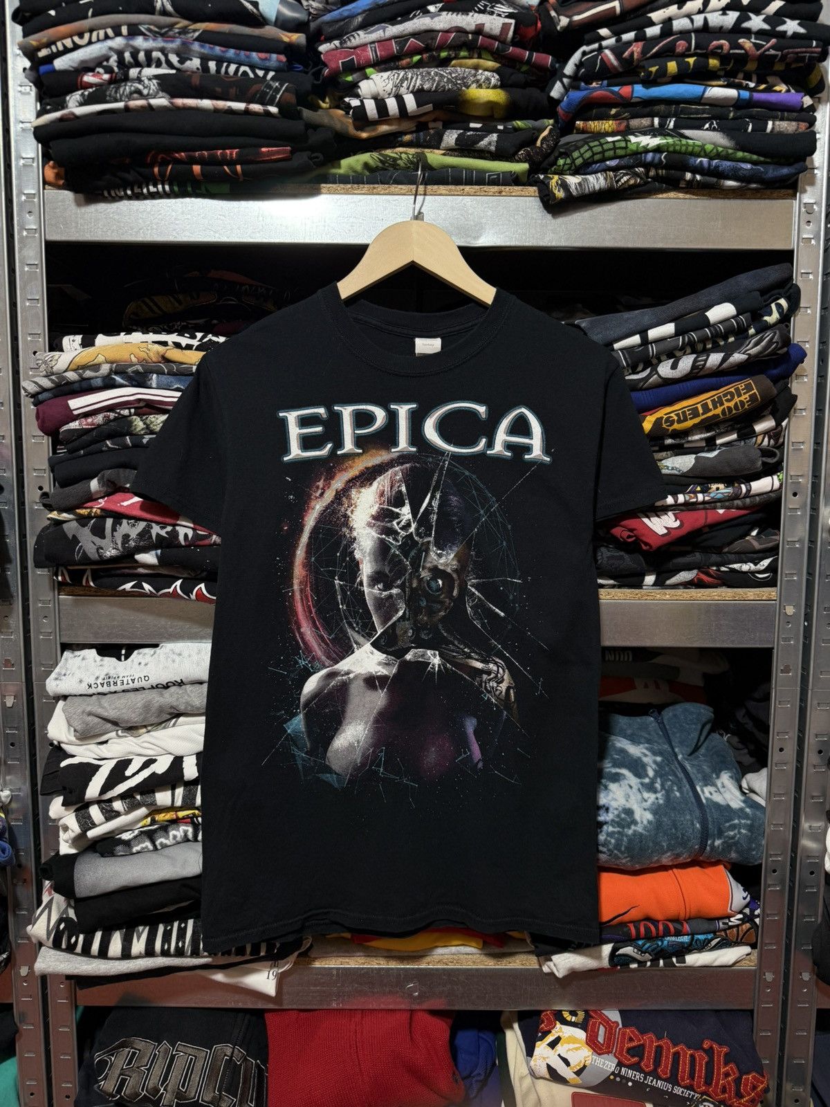 Vintage Vintage Epica The European Principle Tour 2017 Rock T-Shirt Size US S / EU 44-46 / 1 - 1 Thumbnail