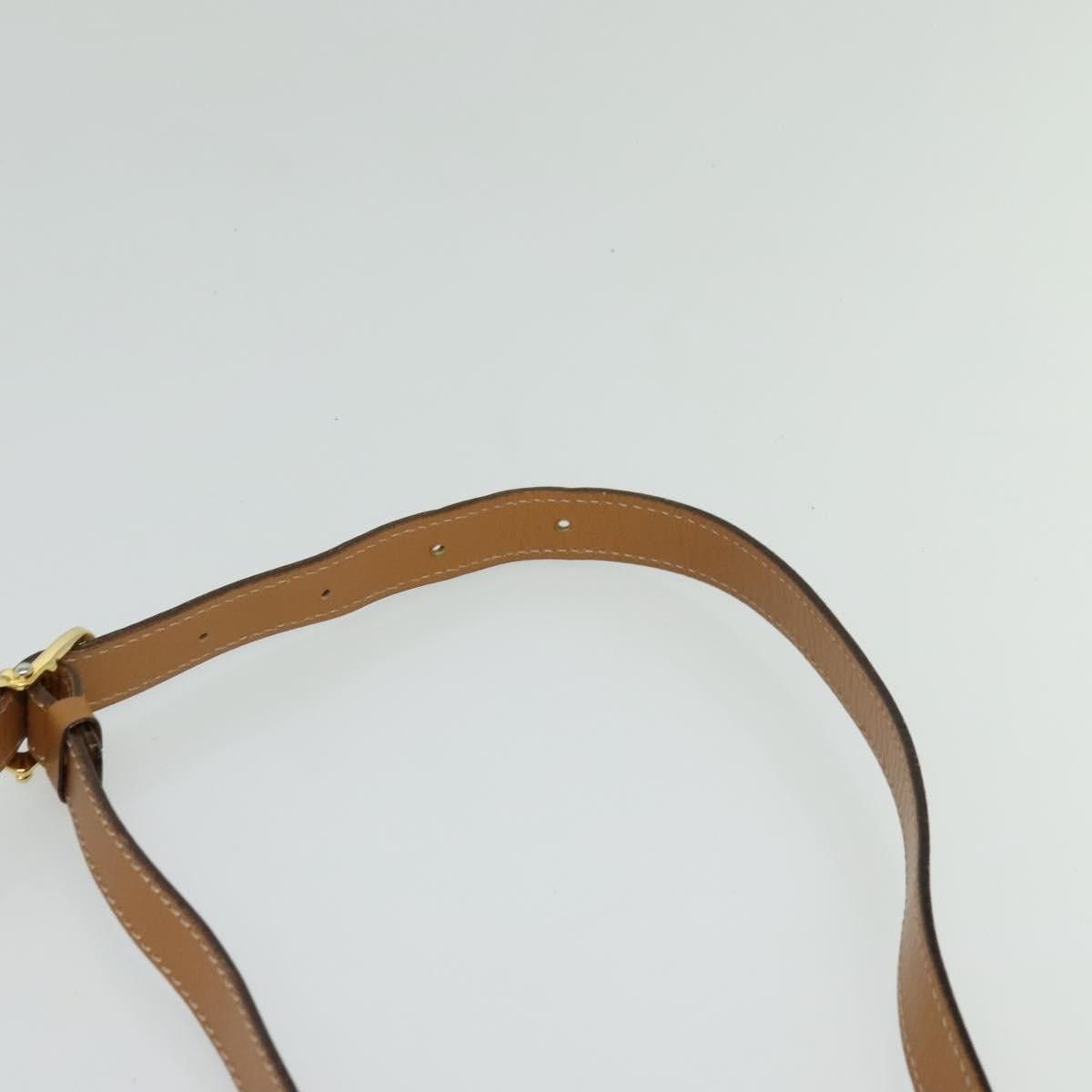 Celine CELINE Macadam Canvas Shoulder Bag Beige Gold Size ONE SIZE - 8 Thumbnail