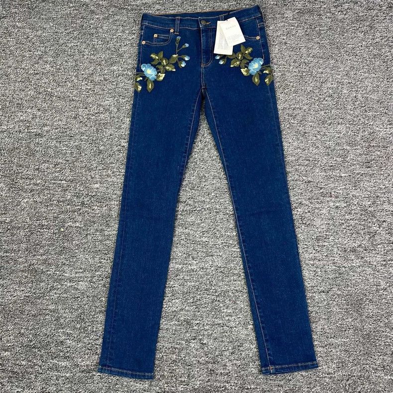 Gucci Gucci Floral embroidered jeans 2504-Nextarrow Size 26" / US 2 / IT 38 - 1 Thumbnail