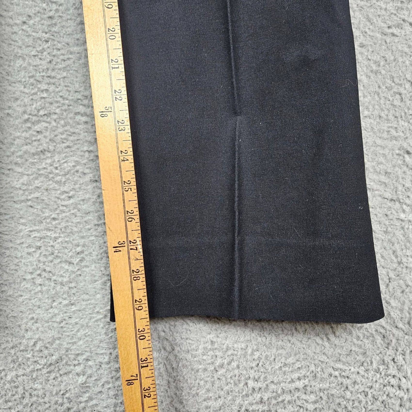 Vintage DEREK LAM IO CROSBY Women's Black Straight Leg Trousers Size 4 Size 27" / US 4 / IT 40 - 4 Thumbnail