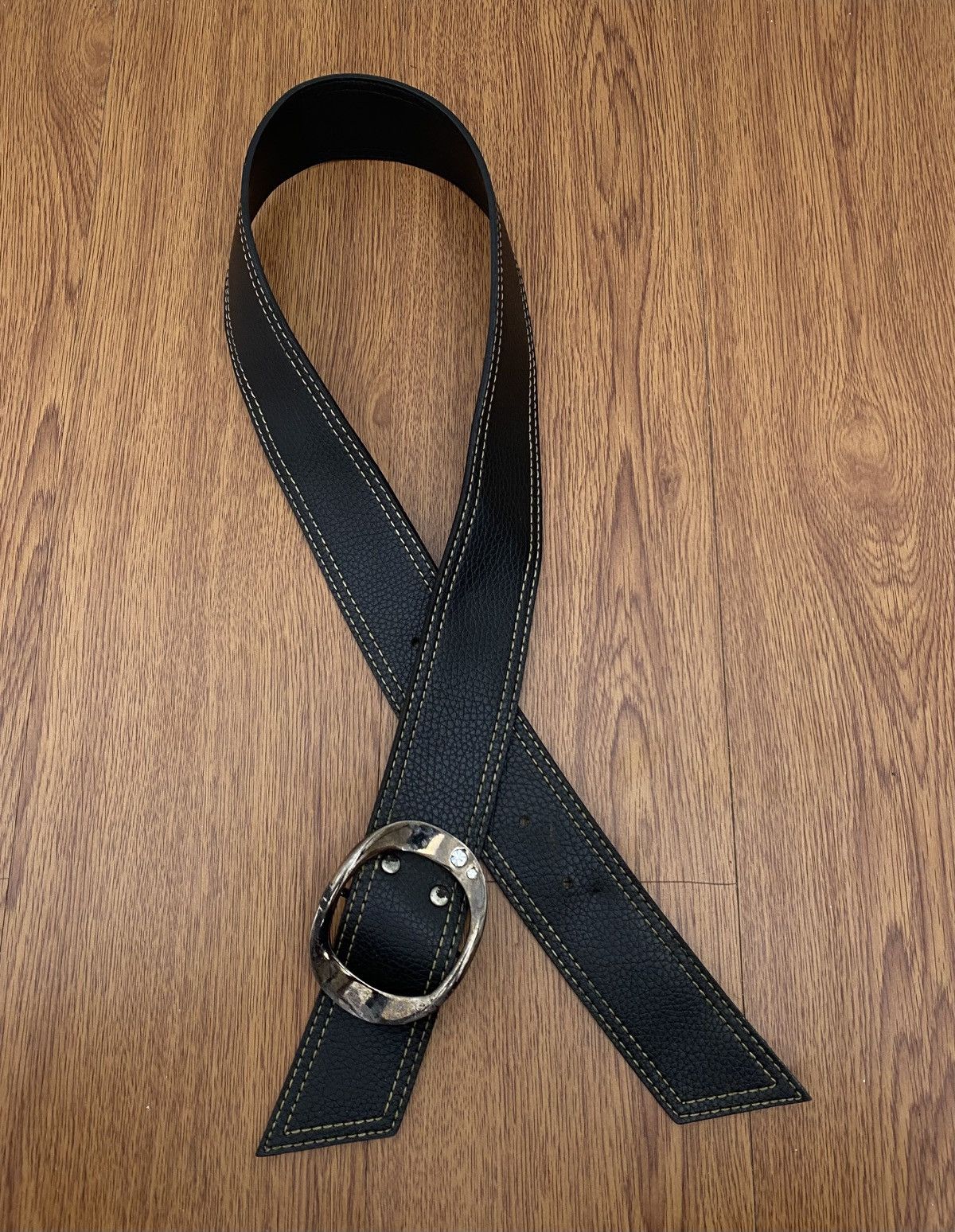 If Six Was Nine Wide O buckle belt Size ONE SIZE - 1 Thumbnail