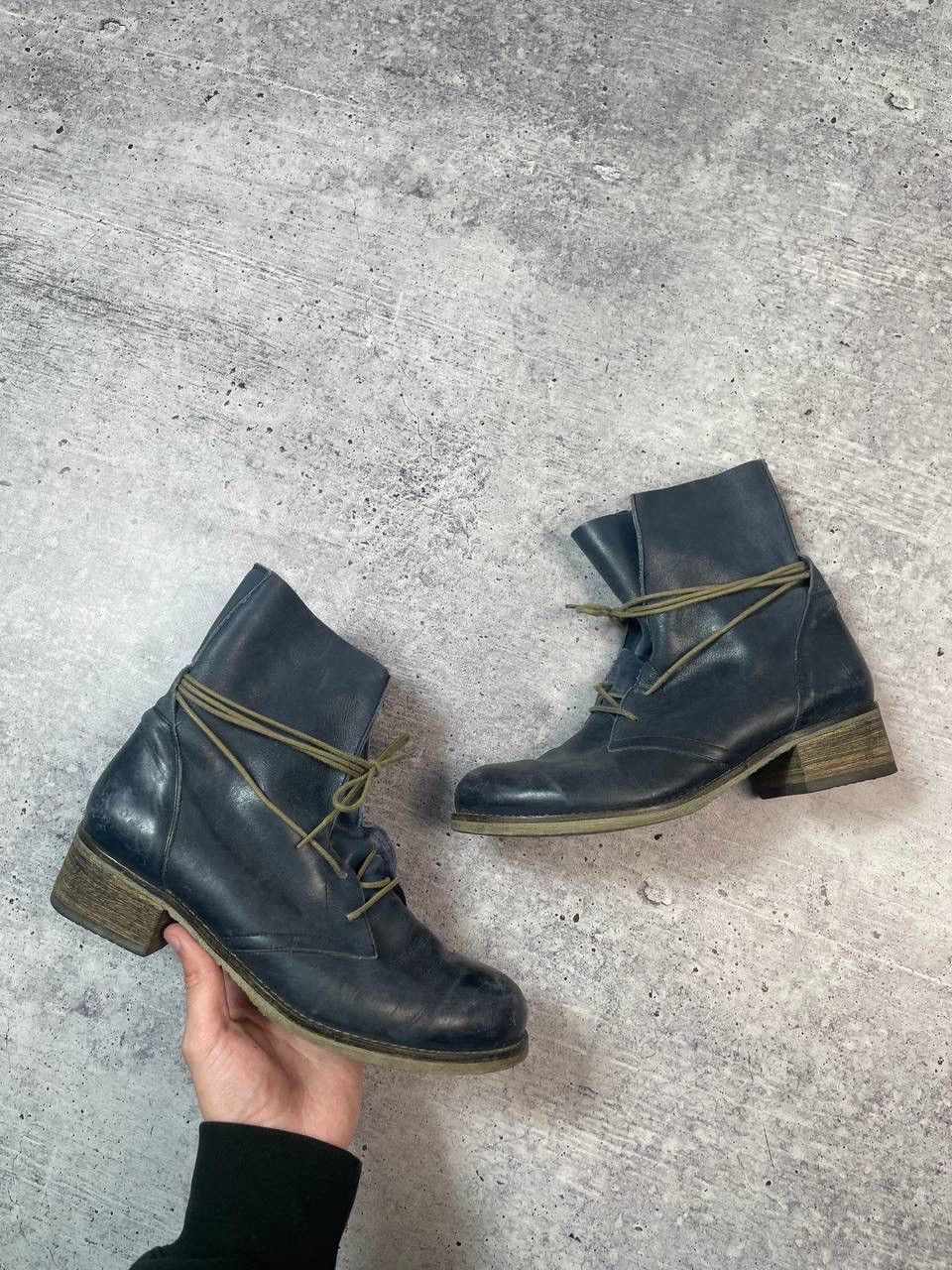 A.S.98 Vintage AS98 Airstep Guidi Style Ankle Lace Boots Y2K Size US 9 / IT 39 - 1 Thumbnail