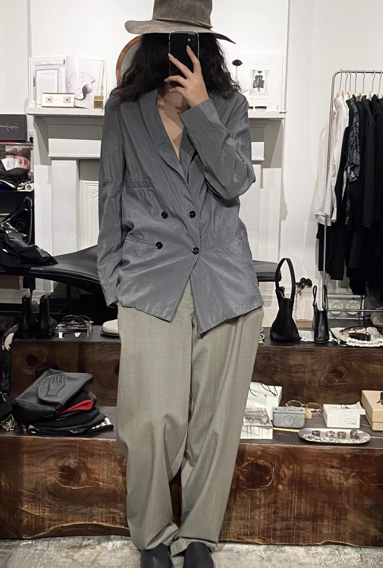 Lemaire Lemaire Dry Silk Suit XS 70-75cm Loose Size XS / US 0-2 / IT 36-38 - 3 Thumbnail