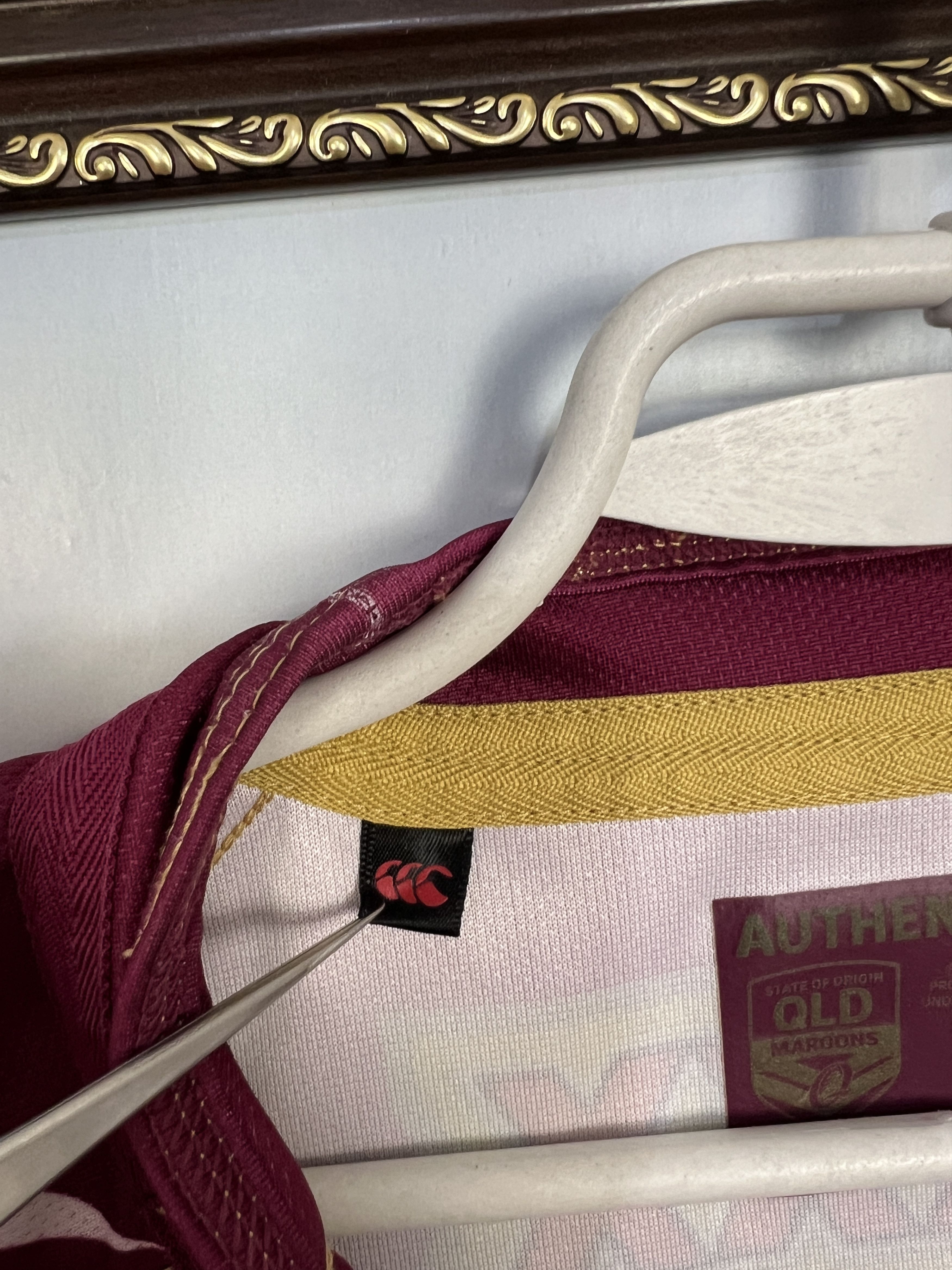Canterbury of New Zealand Queensland Maroons Holden State Of Origin Canterbury Jersey Size US XL / EU 56 / 4 - 6 Thumbnail