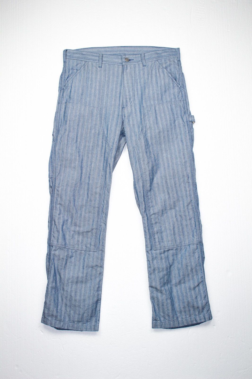 Visvim Herringbone Double Knee Pants (Giza) Size US 34 / EU 50 - 1 Thumbnail