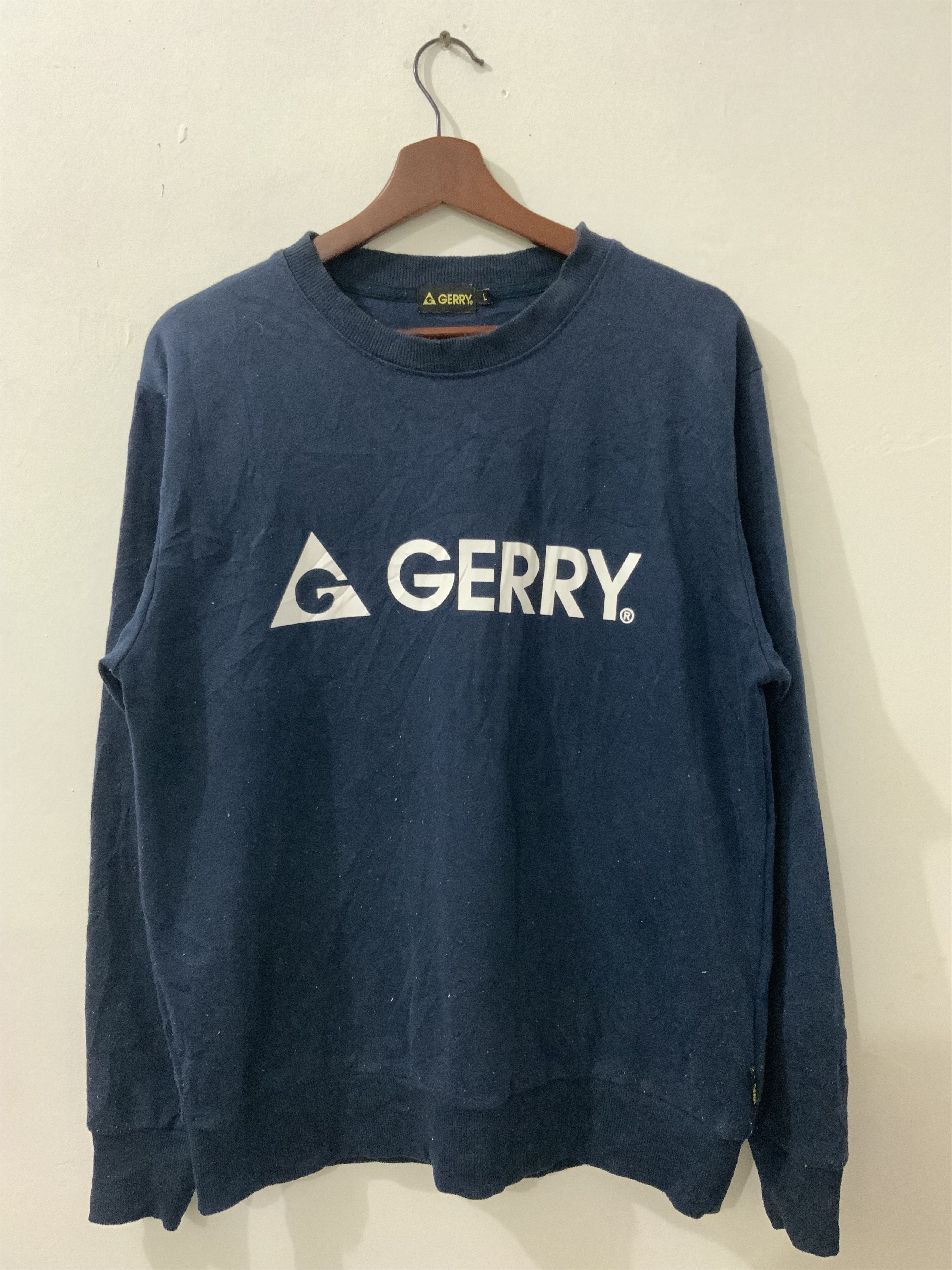 Designer Gerry Indigo Sweatshirt Size US L / EU 52-54 / 3 - 1 Thumbnail