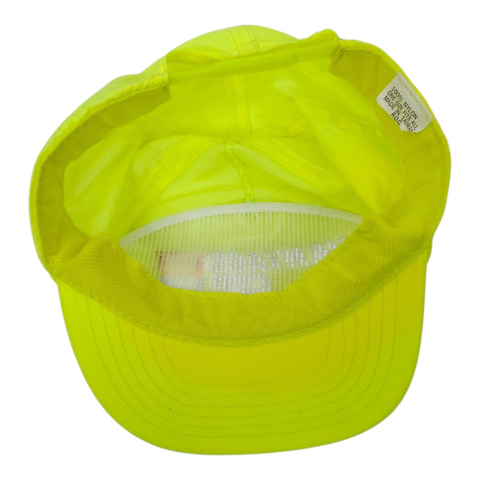 Other Vantage Cup Nylon Snapback Golf Cap Fluorescent Yellow Hat Size ONE SIZE - 5 Thumbnail