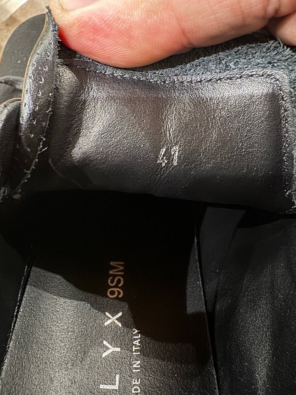 1017 ALYX 9SM 1017 ALYX 9SM Black Leather Buckle Sneakers Size US 8.5 / EU 41-42 - 17 Thumbnail
