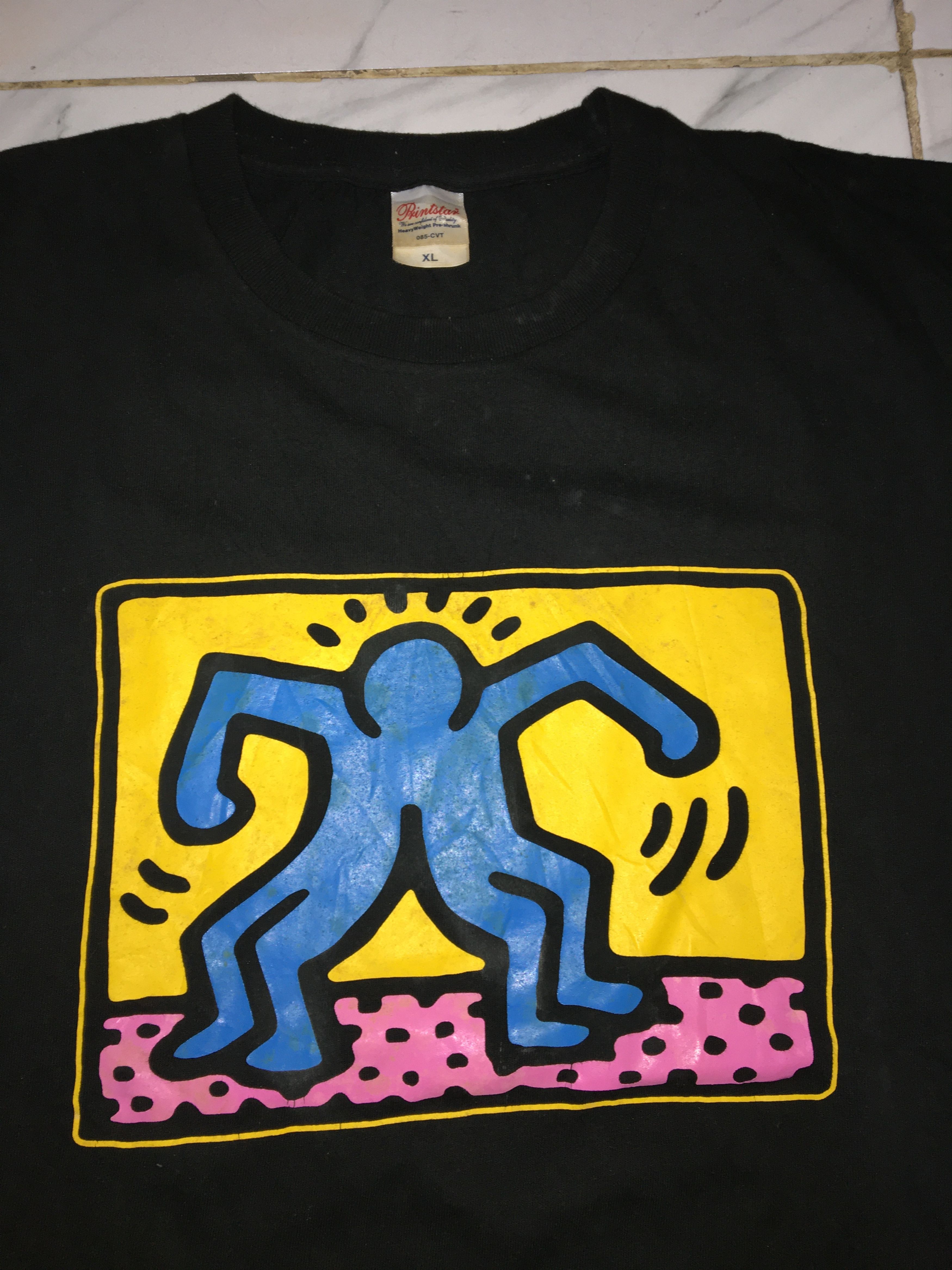 Keith Haring Vintage Keith Haring Tshirt Size US XL / EU 56 / 4 - 3 Thumbnail