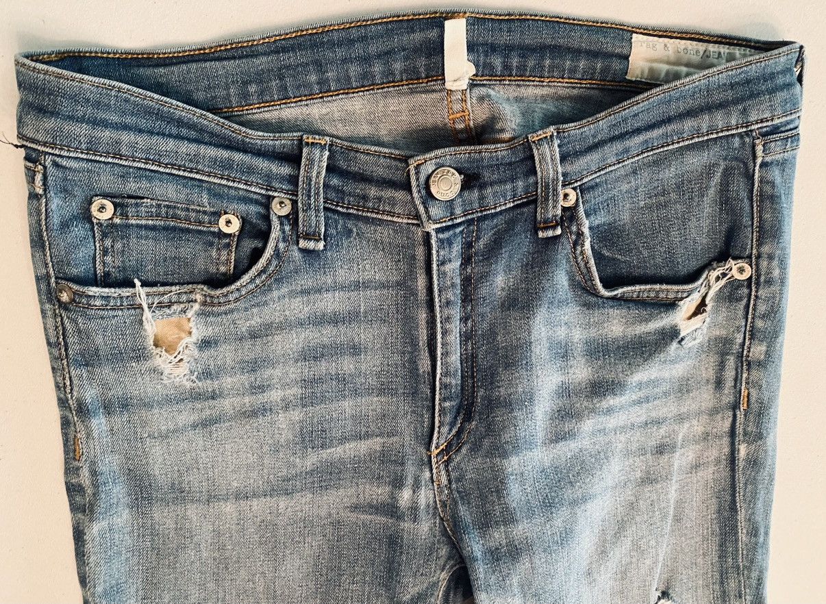 Rag & Bone Rag & Bone 🇺🇸 Zipper Ankle Shredded blowout Capri Jeans 30 Size 30" / US 8 / IT 44 - 15 Thumbnail