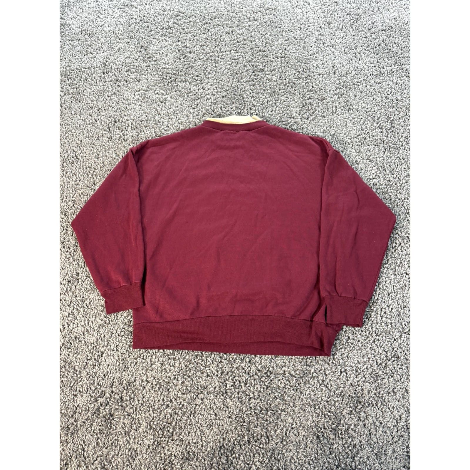 Vintage VINTAGE CAT Sweatshirt Womens Medium Cat Kitten Cottage Core Red Fleece 90s Womens M Red Cat 90s Pullover Sweatshirt Regular Fleece Size M / US 6-8 / IT 42-44 - 5 Thumbnail