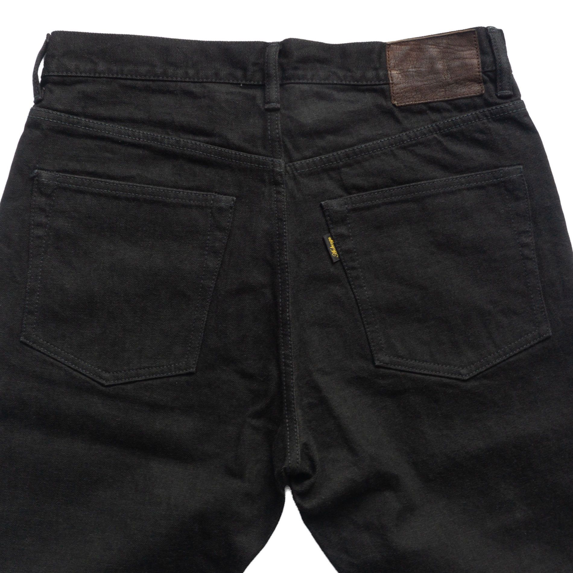 Japanese Brand AUBERGE PHIL MENPU Black Selvedge Jeans W32 x L32 Size US 32 / EU 48 - 8 Thumbnail